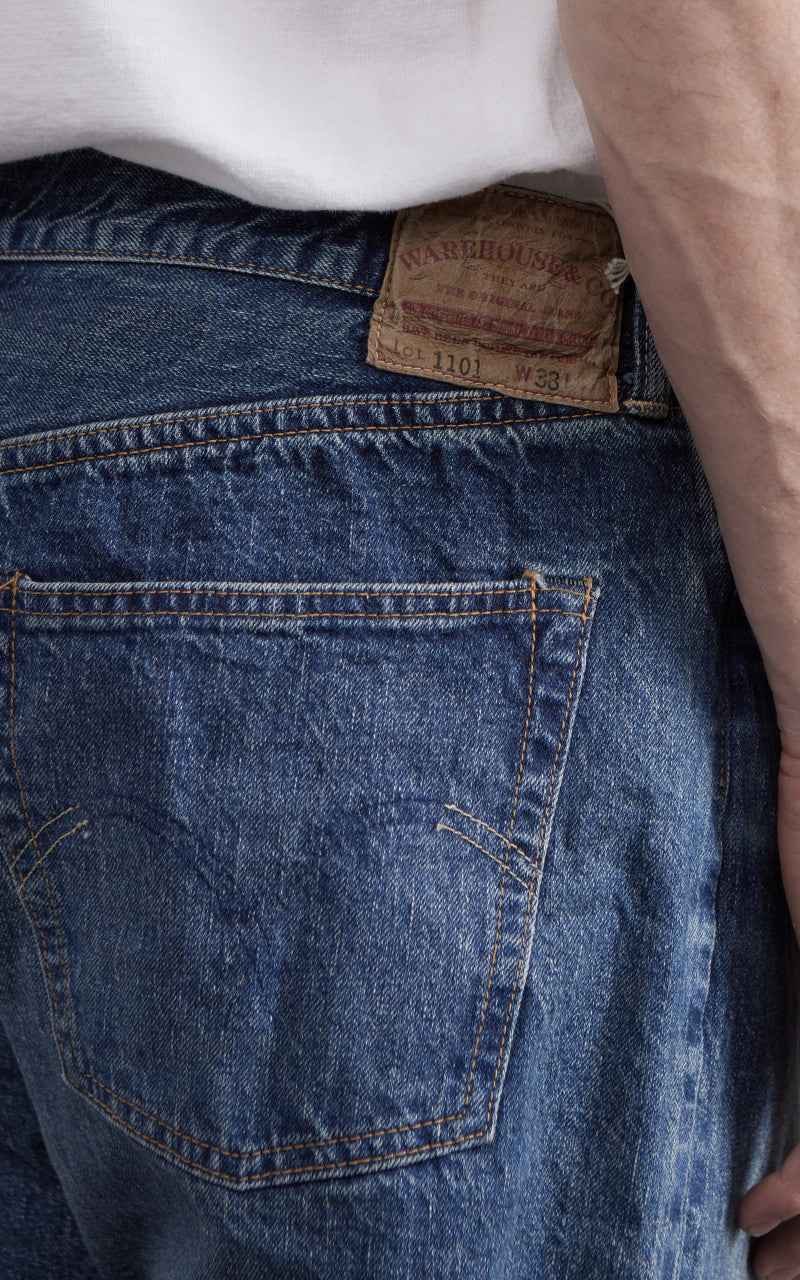 Warehouse & Co. Lot 1101 2nd Hand Jeans Used Wash Medium