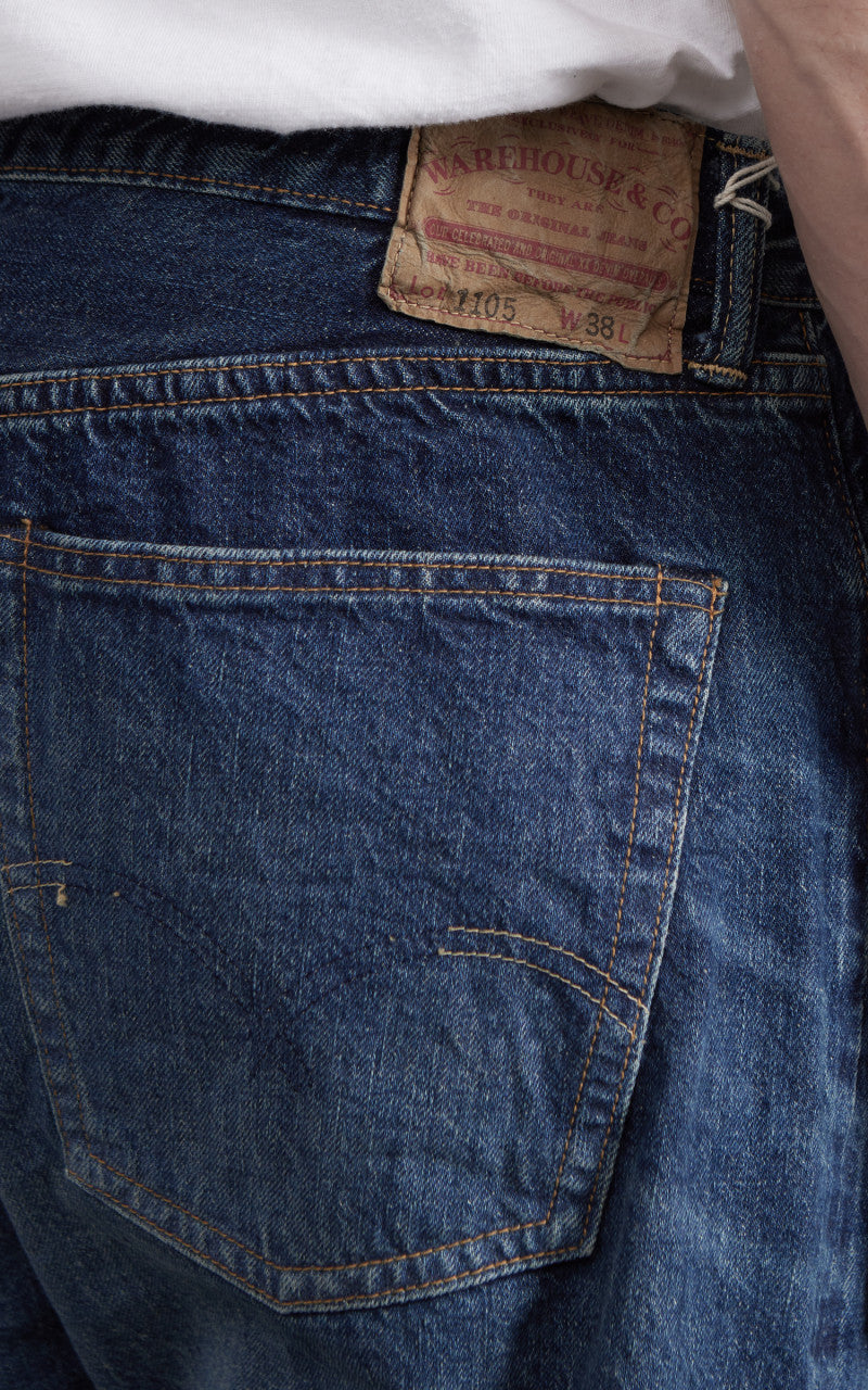 Warehouse & Co. Lot 1105 2nd Hand Jeans Used Wash Dark