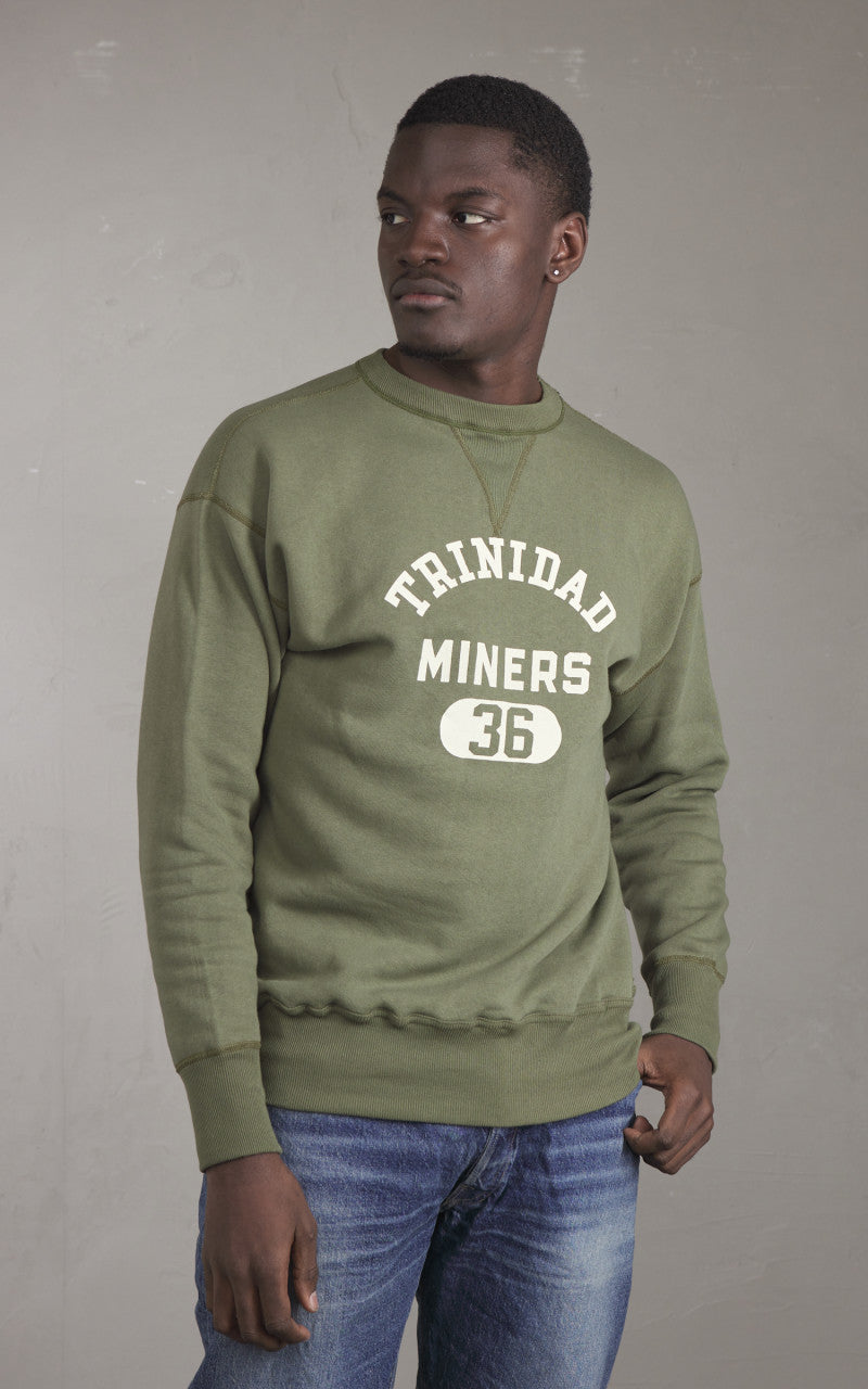 Warehouse & Co. Lot 401 Trinidad Print Sweatshirt Olive Drab