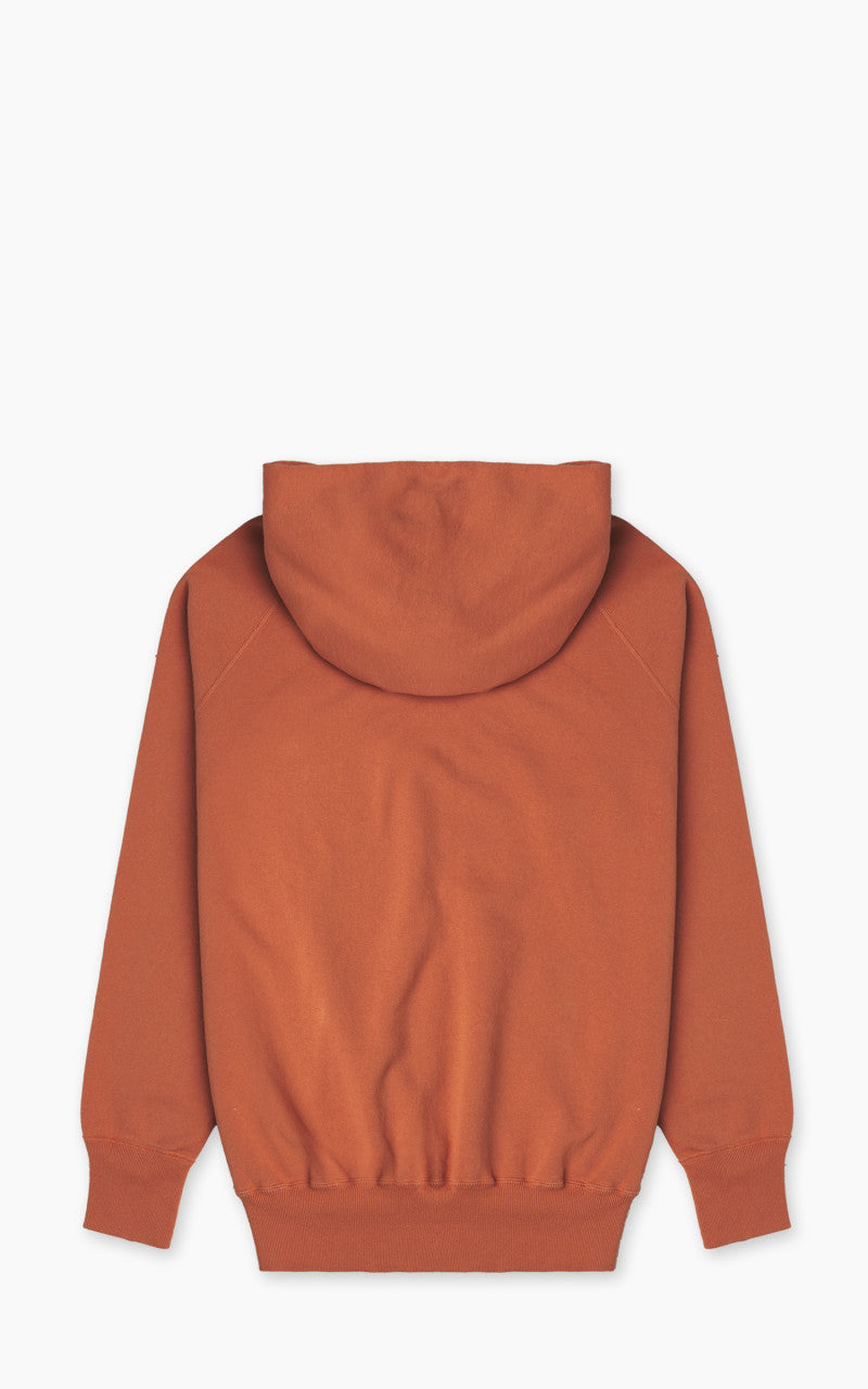 Warehouse & Co. Lot 462 No Print Hooded Sweatshirt Orange