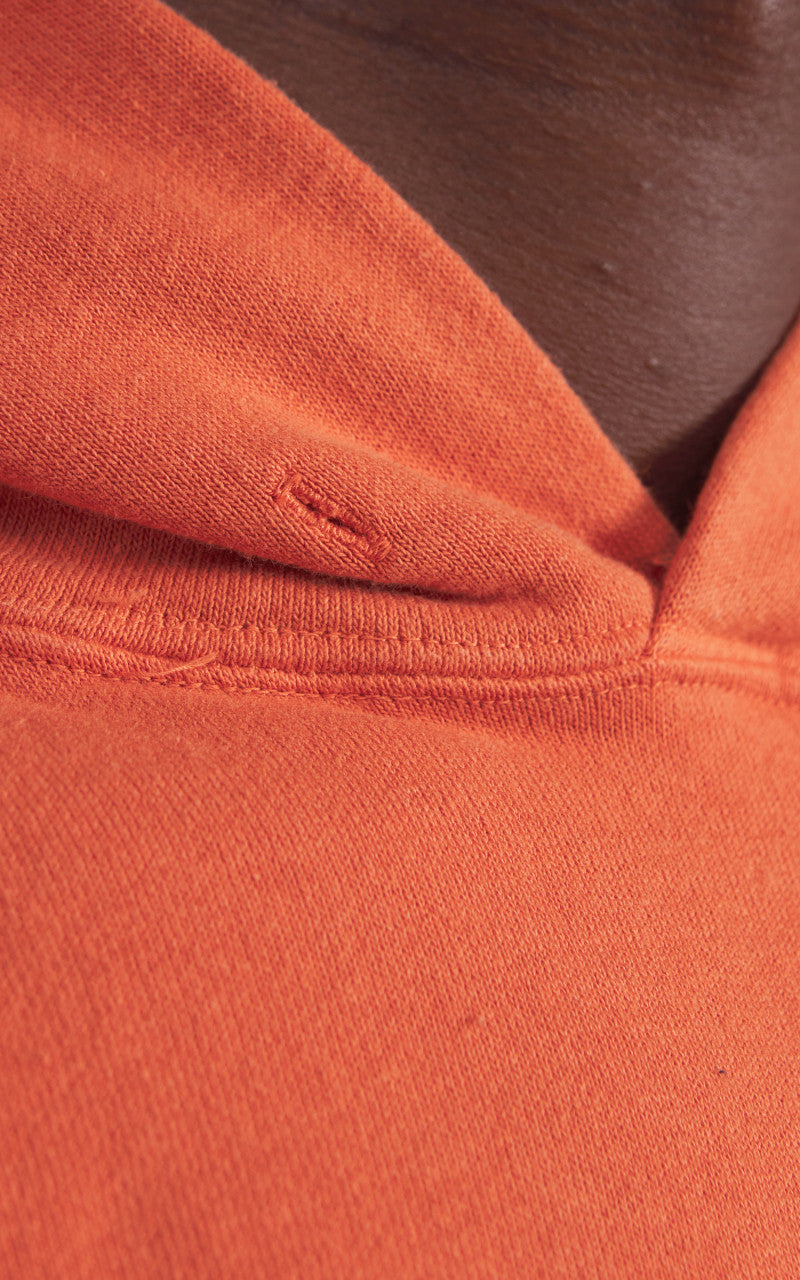 Warehouse & Co. Lot 462 No Print Hooded Sweatshirt Orange