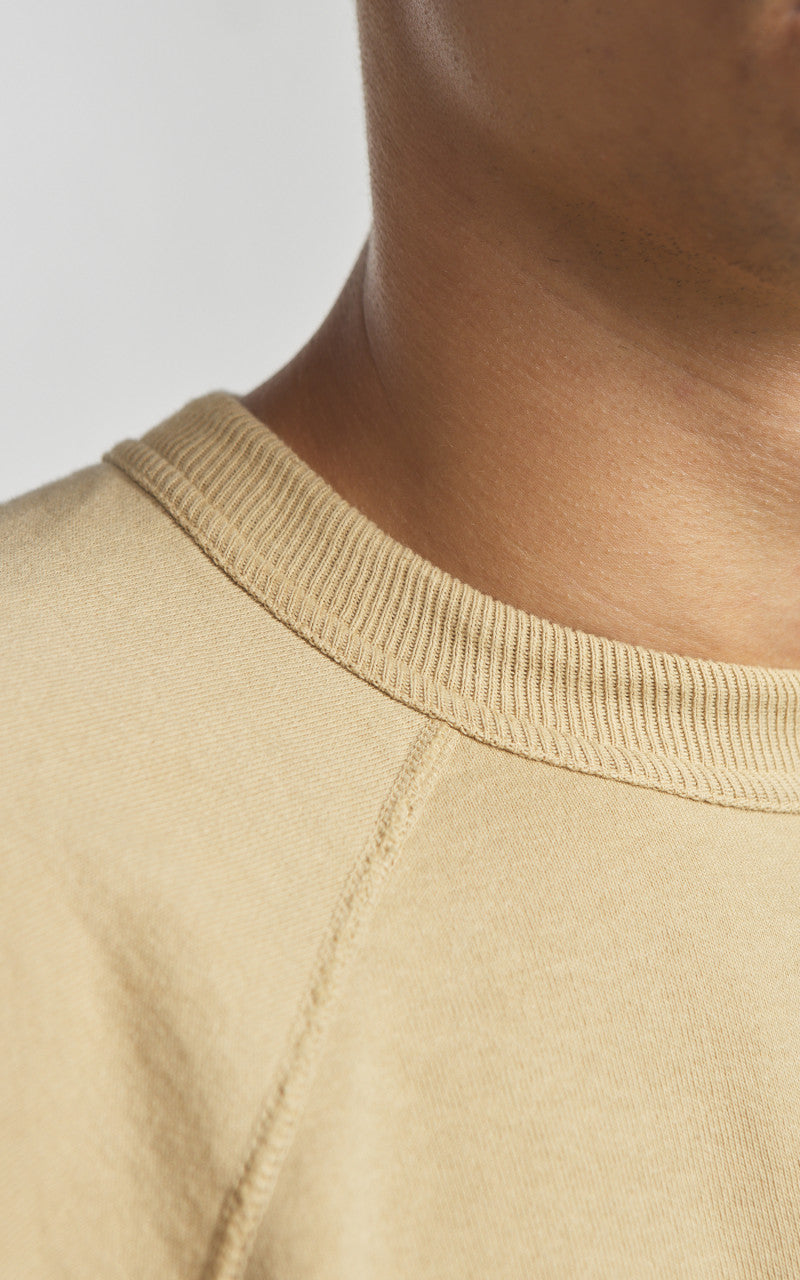 Warehouse & Co. Lot 4105 Short Sleeve Pocket Sweatshirt Dark Beige