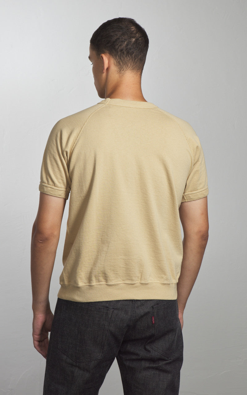 Warehouse & Co. Lot 4105 Short Sleeve Pocket Sweatshirt Dark Beige