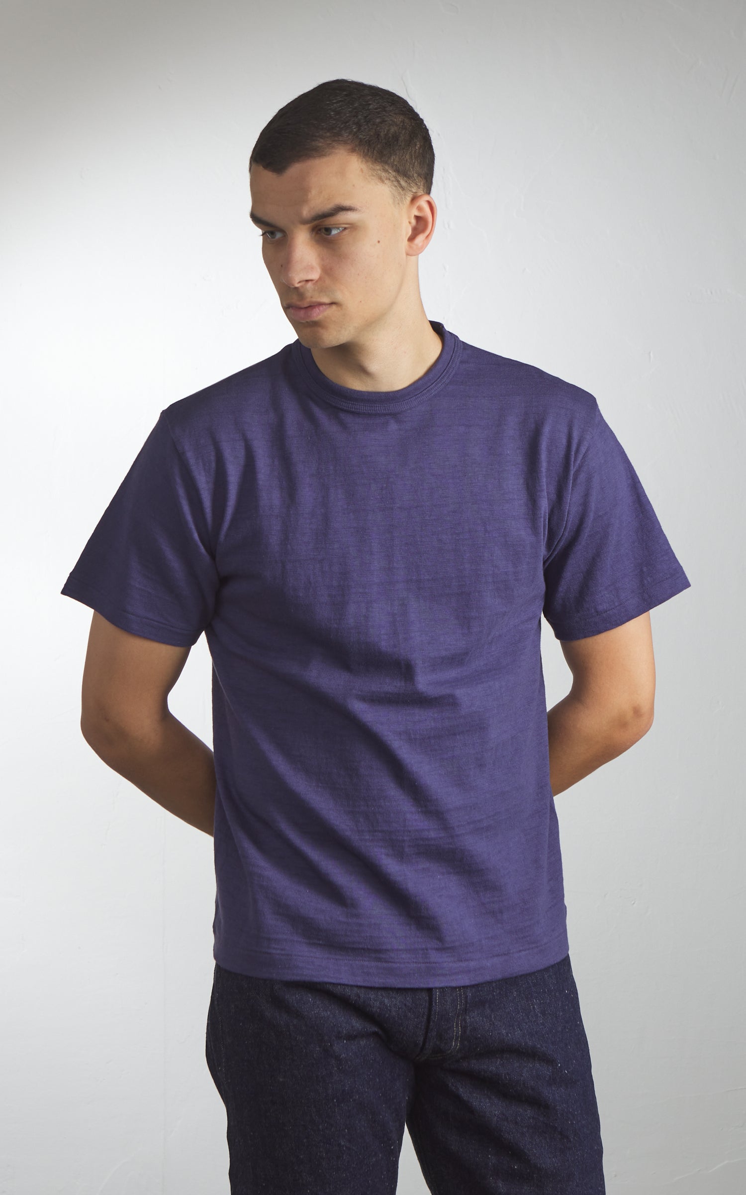 Warehouse & Co. Lot 4601 Plain T-Shirt Navy