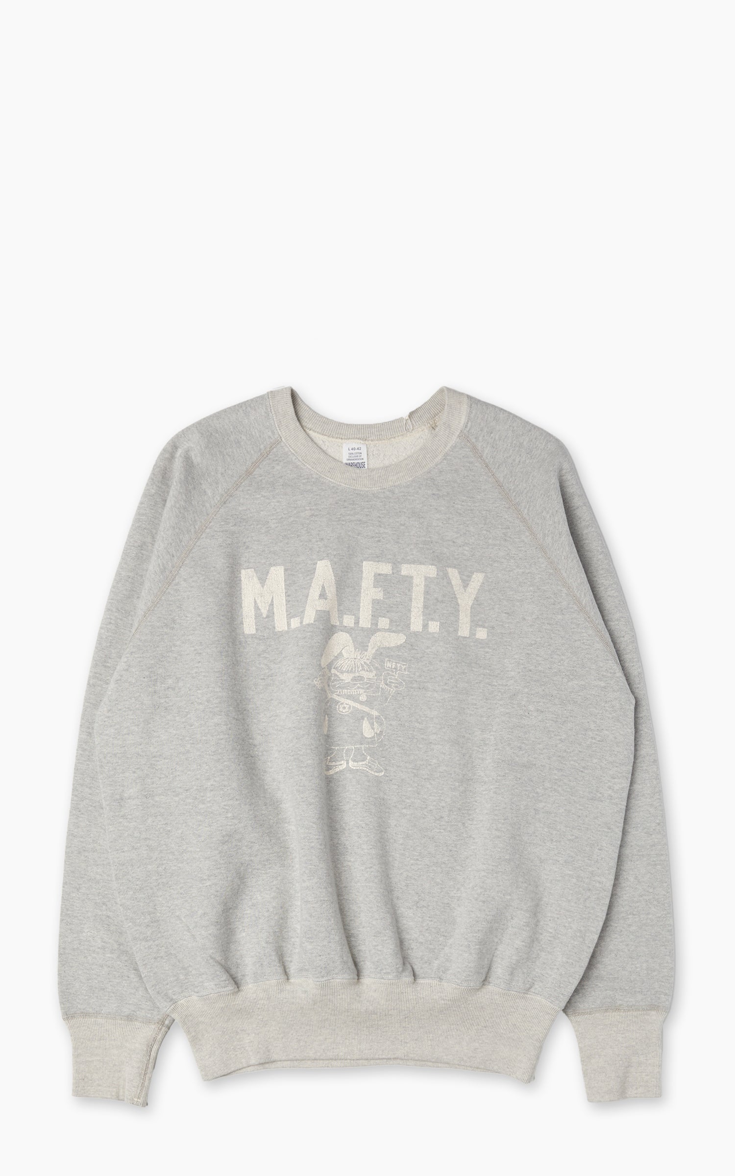 Warehouse & Co. Lot 461 M.A.F.T.Y. Sweatshirt Heather Grey