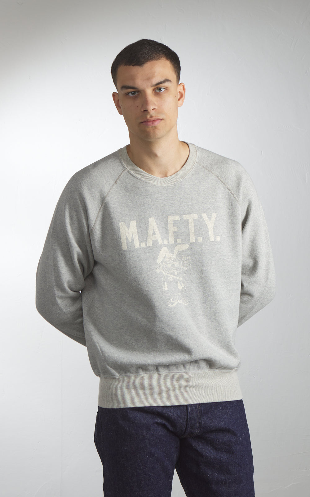 Warehouse & Co. Lot 461 M.A.F.T.Y. Sweatshirt Heather Grey