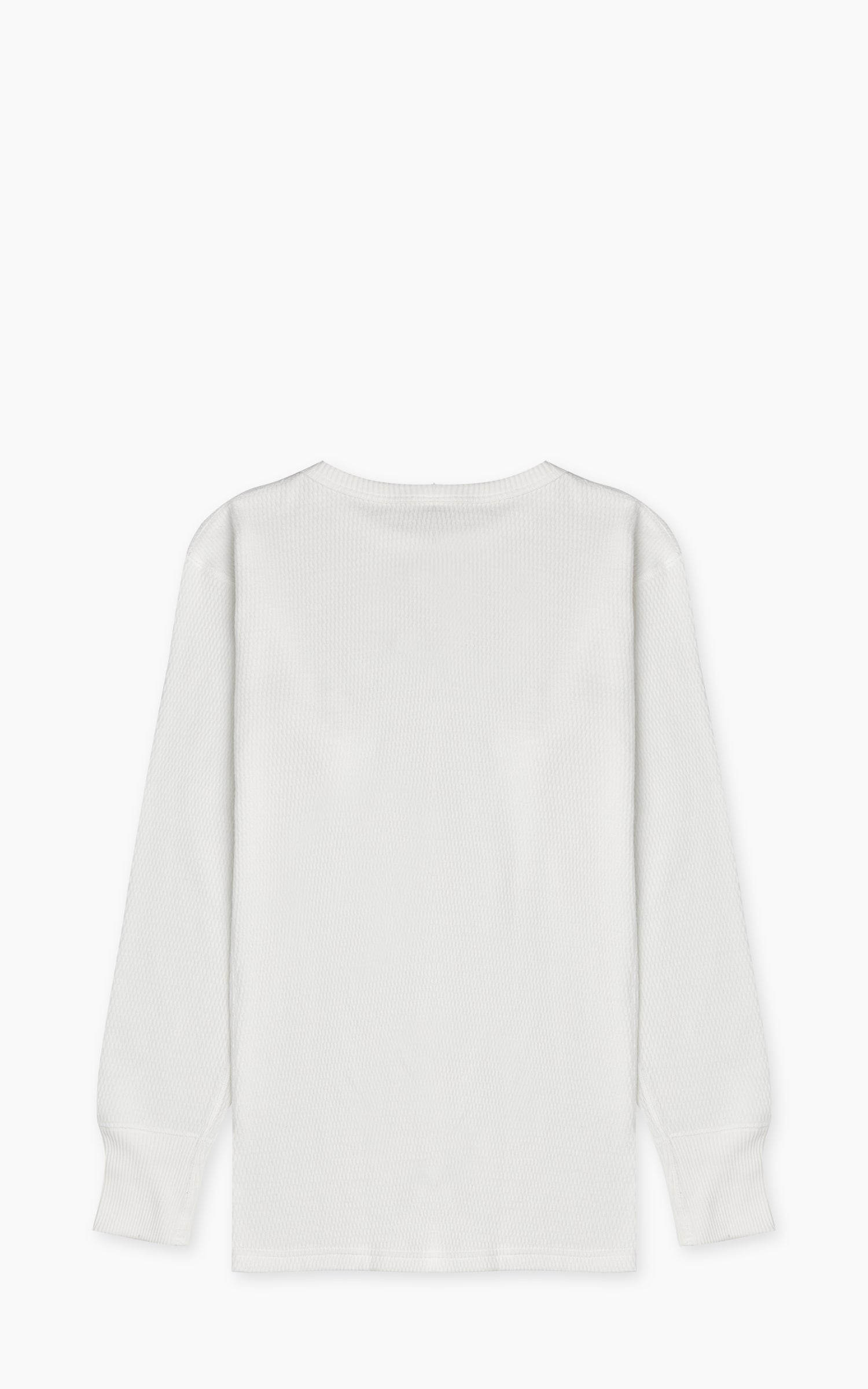 Warehouse & Co. Lot 5903 Crewneck Waffle LS T-Shirt Offwhite