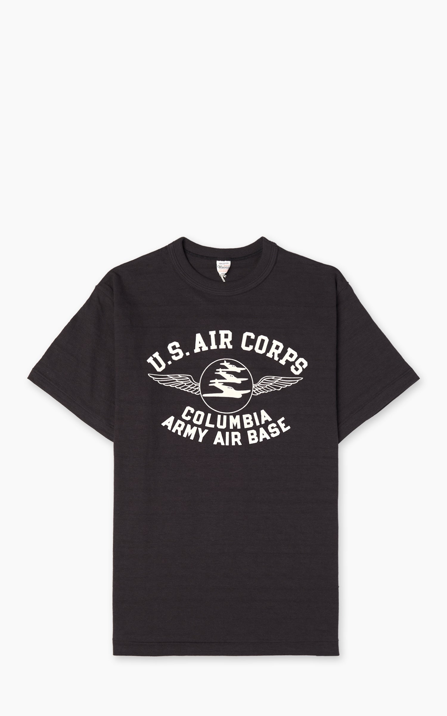 Warehouse & Co. Lot 4601 Columbia Army Air Base T-Shirt Sumi Black