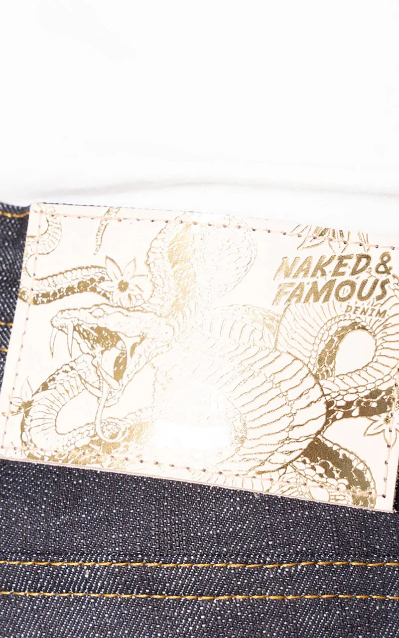 Naked & Famous Denim Weird Guy Chinese New Year - Year Of The Snake Indigo 12.5oz