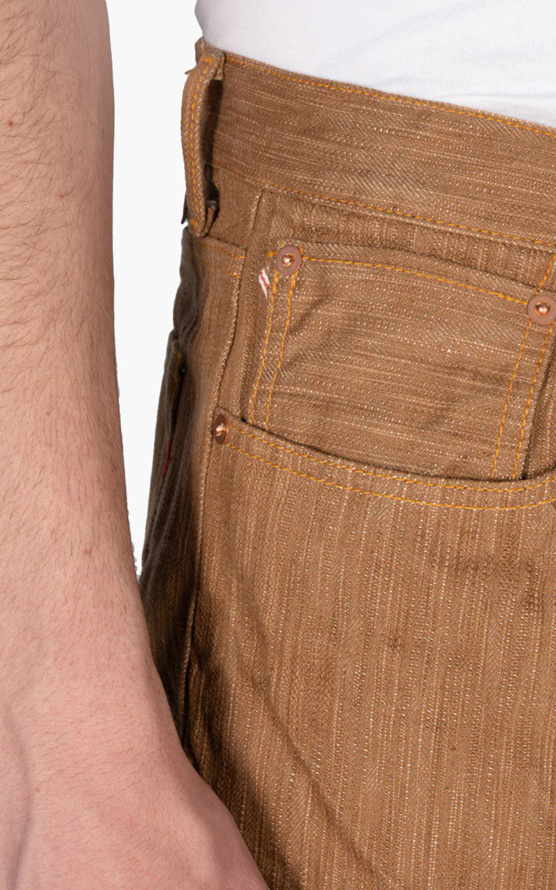Naked & Famous Denim Weird Guy MIJ11 Tokushima Hand Dyed Kakishibu Selvedge