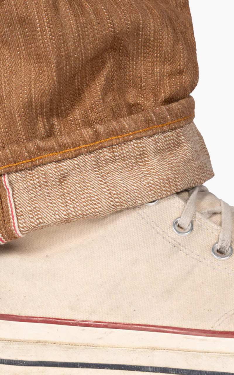 Naked & Famous Denim Weird Guy MIJ11 Tokushima Hand Dyed Kakishibu Selvedge