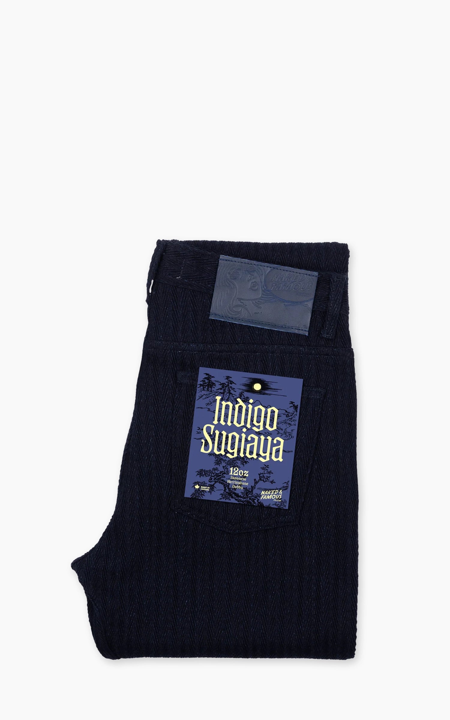 Naked & Famous Denim Weird Guy Sugiaya Indigo