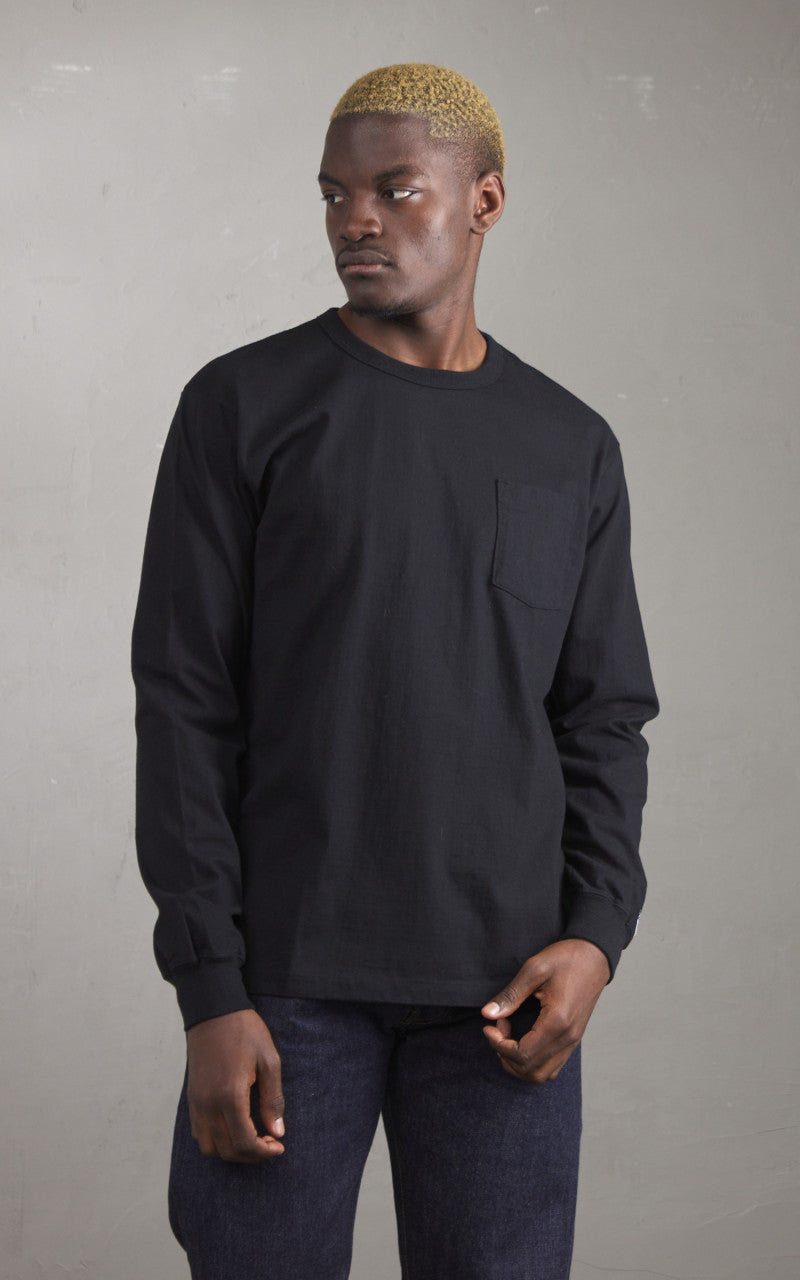 Whitesville Lot No. WV68849 Longsleeve Pocket T-Shirt Black