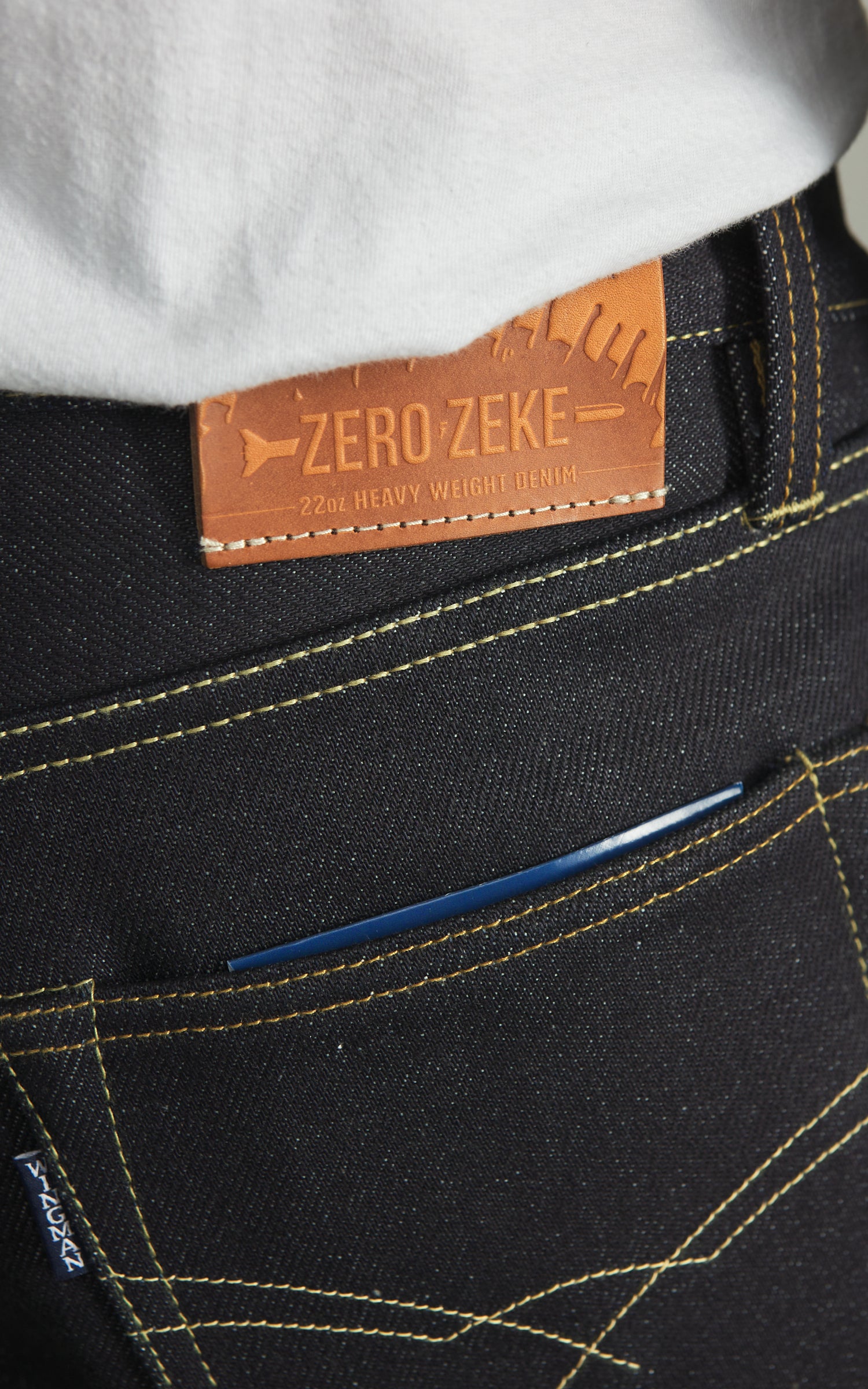ウィンキー Wingman Denim Zero Zeke Jeans Indigo 22oz