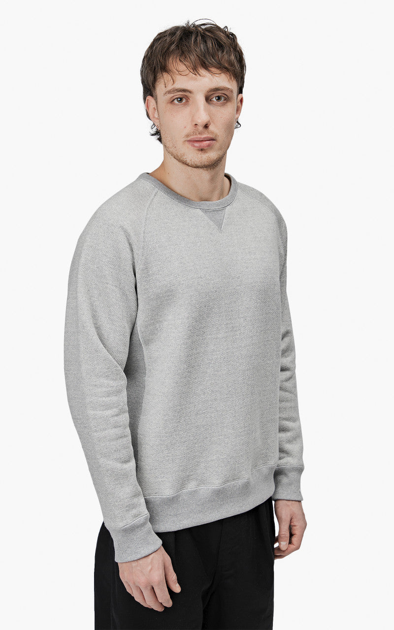 Wonder Looper Pullover Crewneck Double Heavyweight French Terry Heather Grey