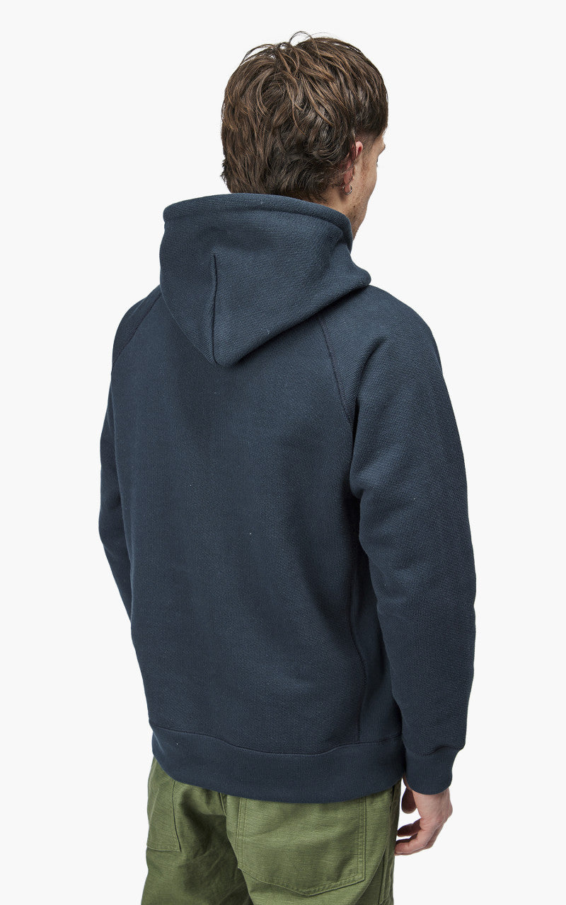Wonder Looper Pullover Hoodie Double Heavyweight French Terry Navy