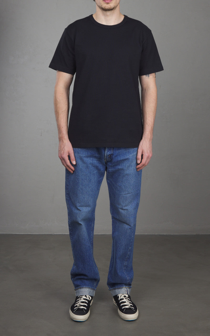 Wonder Looper Double Heavyweight Crewneck T-Shirt Black