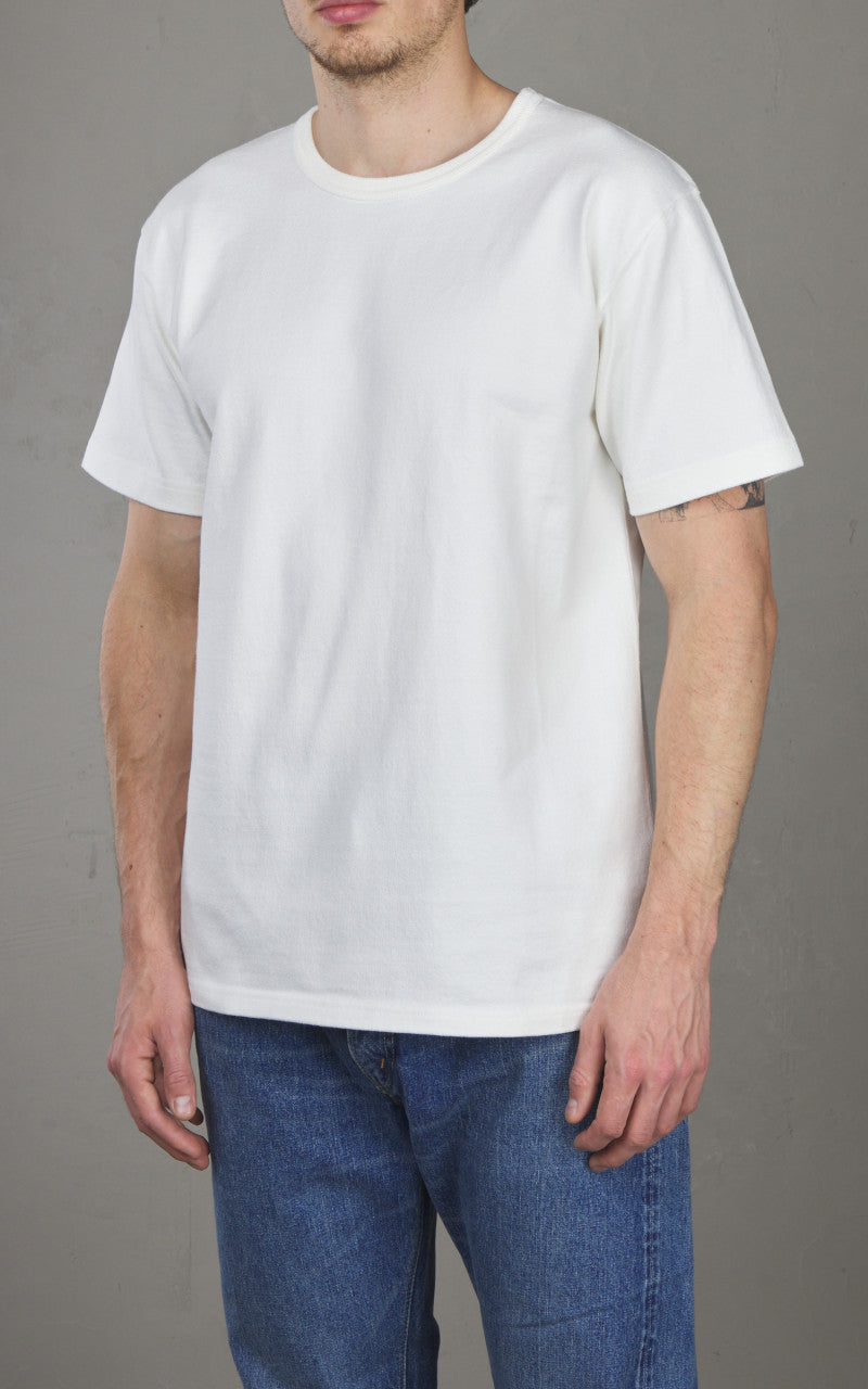 Wonder Looper Double Heavyweight Crewneck T-Shirt White