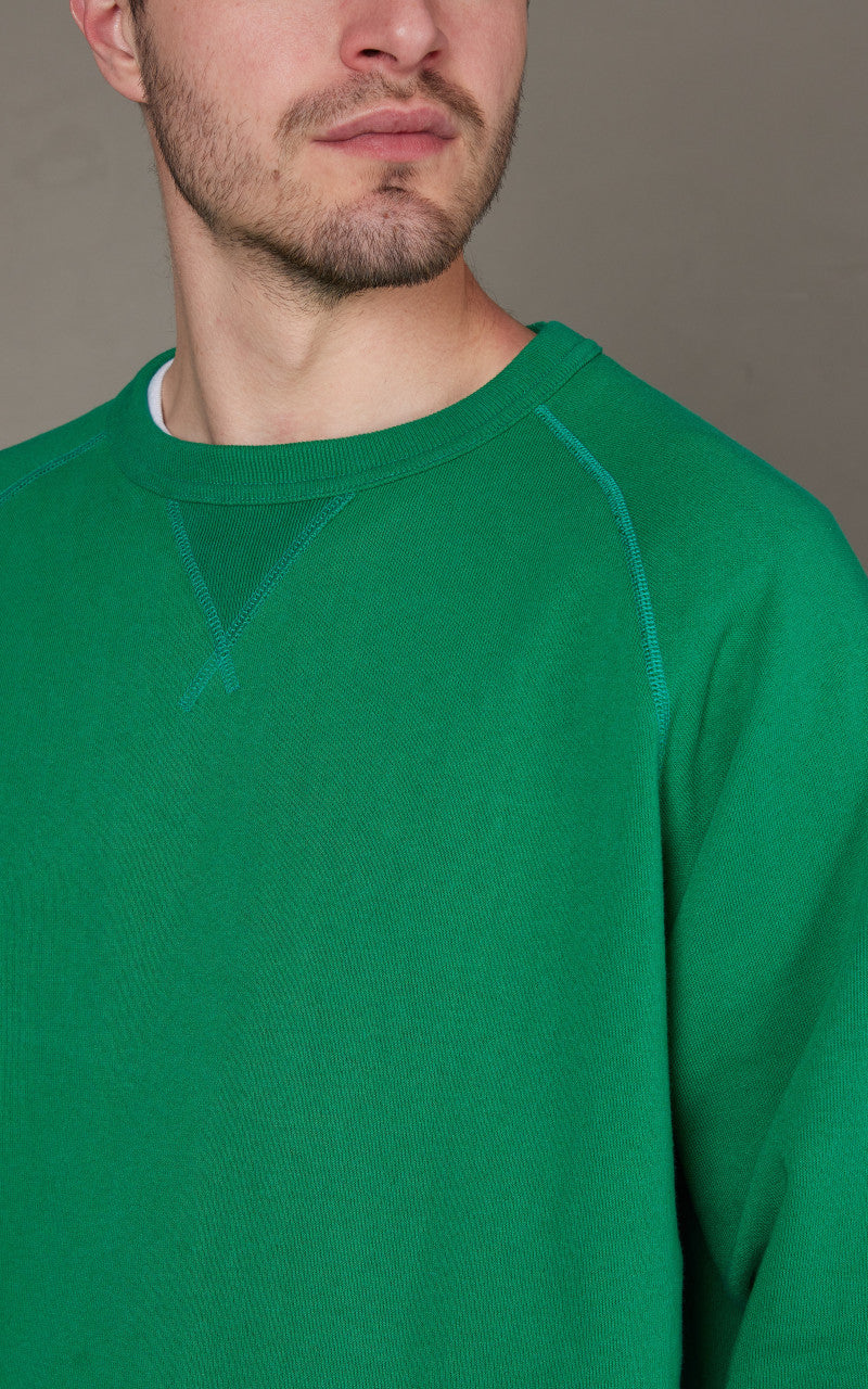 Wonder Looper Pullover Crewneck Super Looper French Terry Green