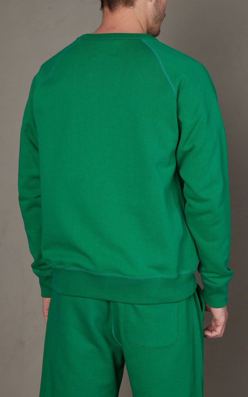 Wonder Looper Pullover Crewneck Super Looper French Terry Green