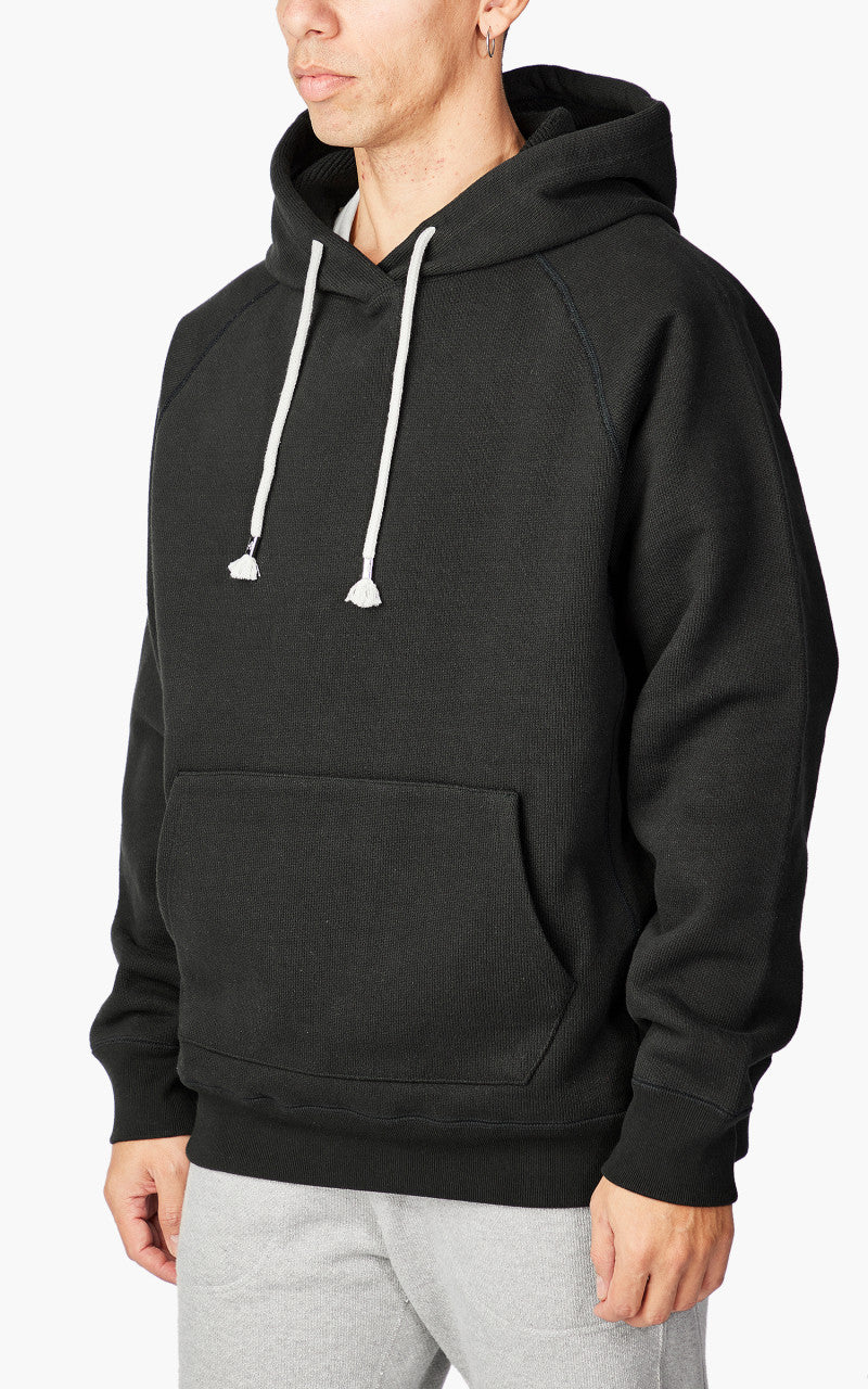 Wonder Looper Pullover Hoodie Double Heavyweight French Terry Sumi Black