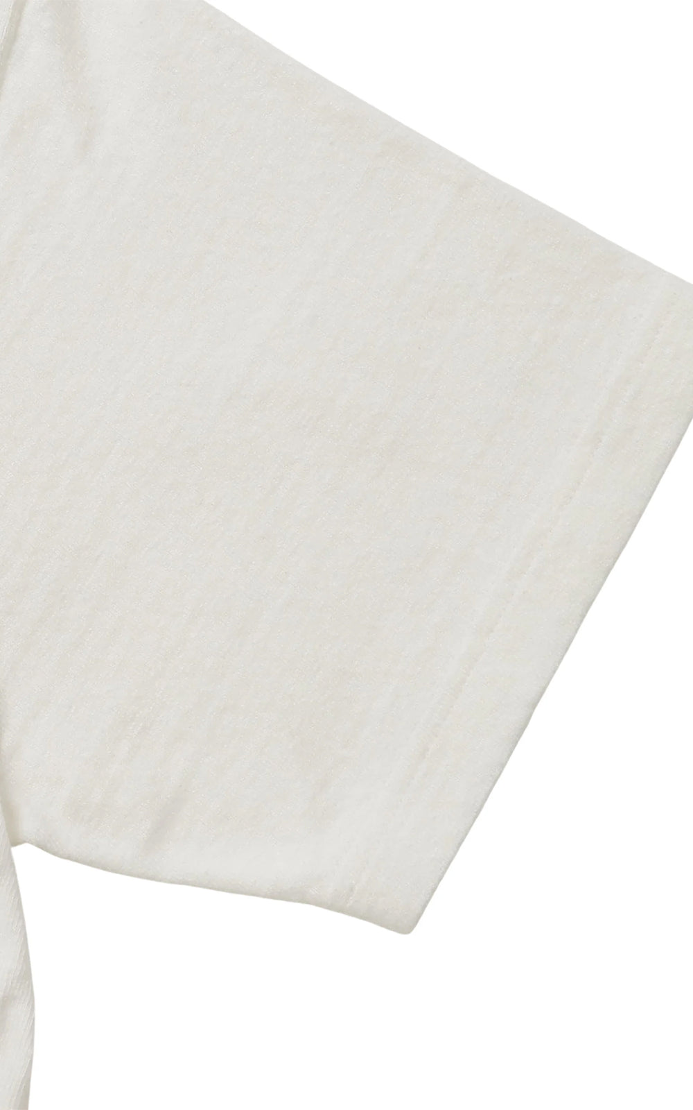 Wonder Looper ELS Recycled Cotton Slub T-Shirt Weiß