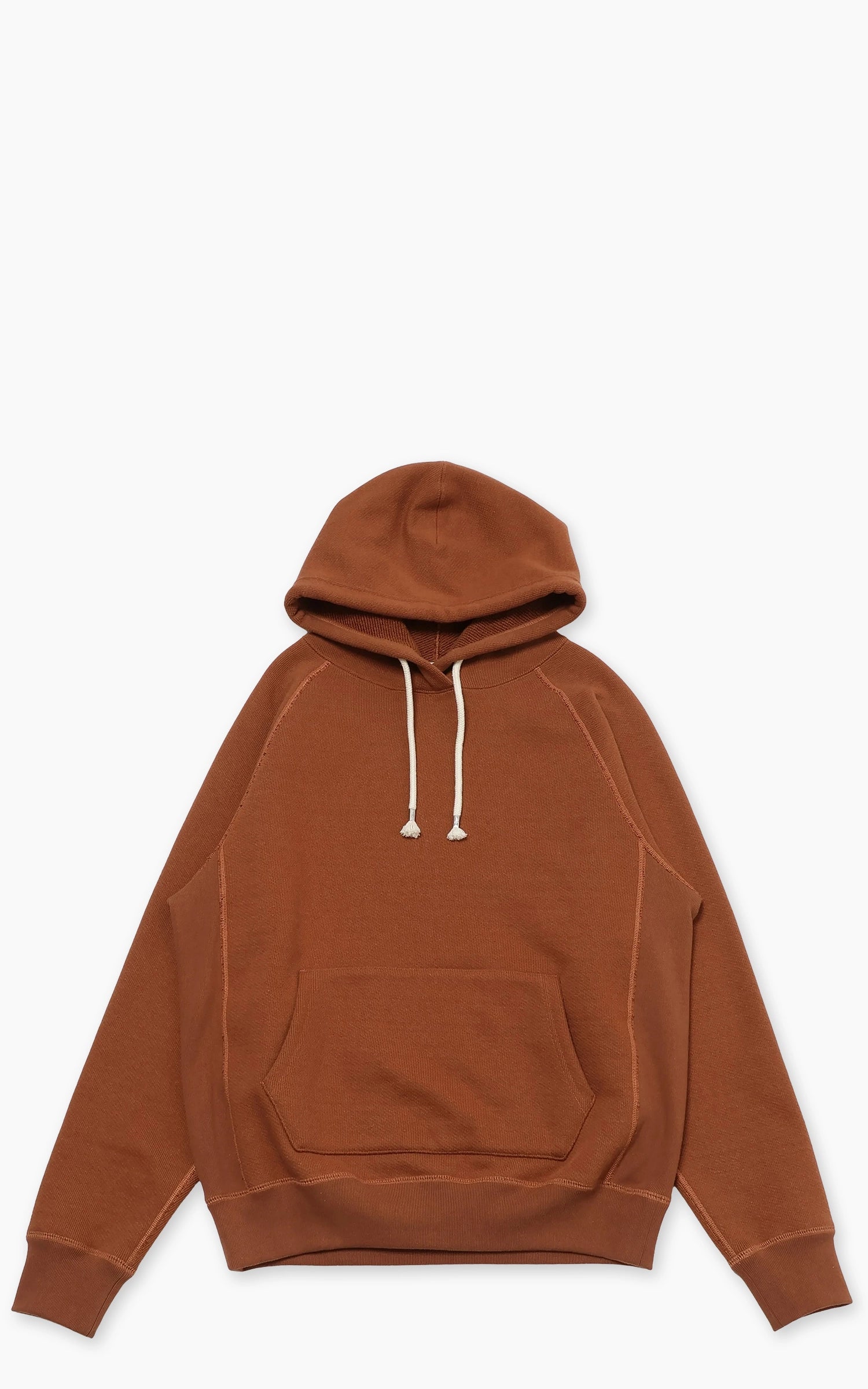 Wonder Looper Pullover Hoodie Double Heavyweight French Terry Rust
