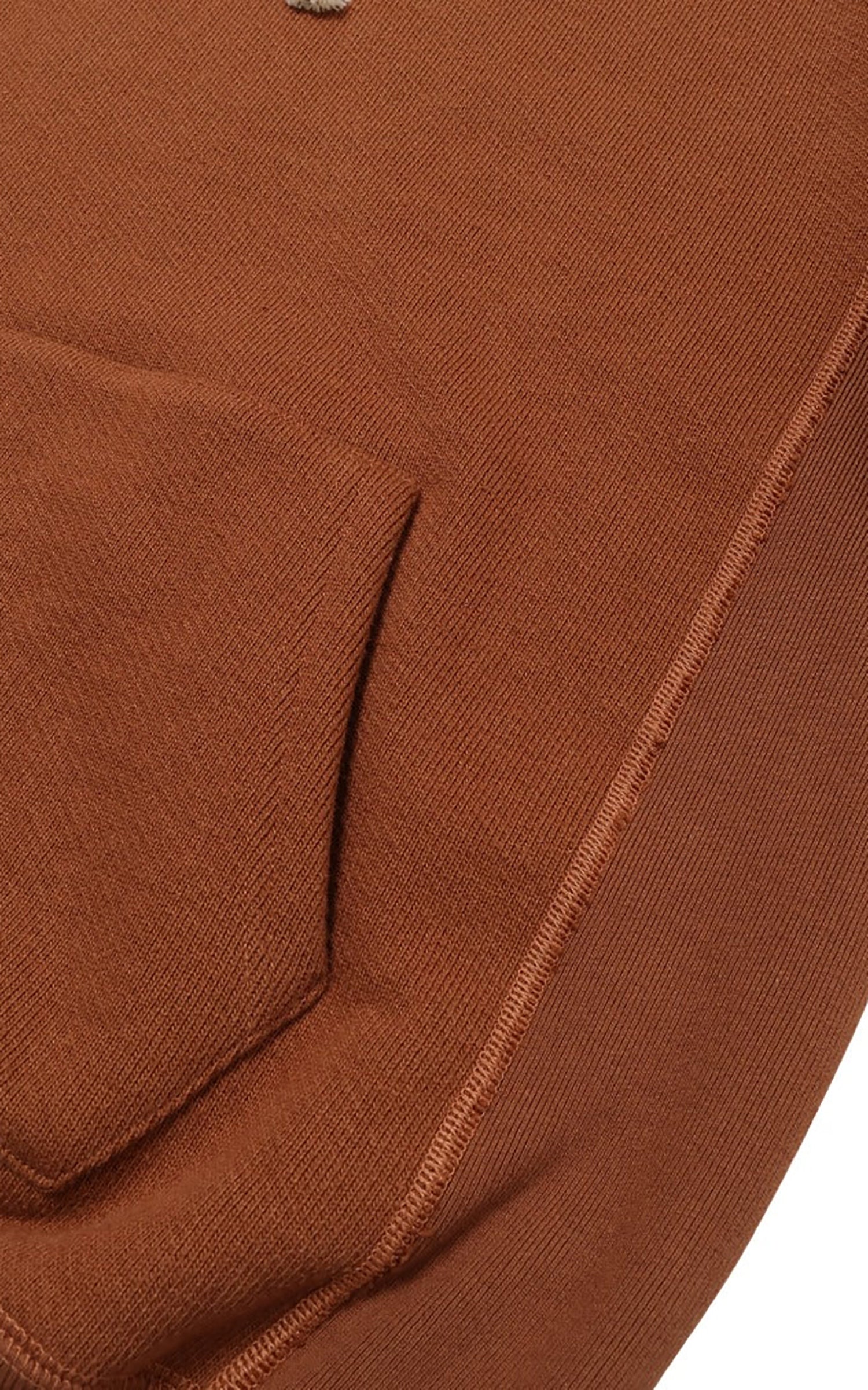 Wonder Looper Pullover Hoodie Double Heavyweight French Terry Rust