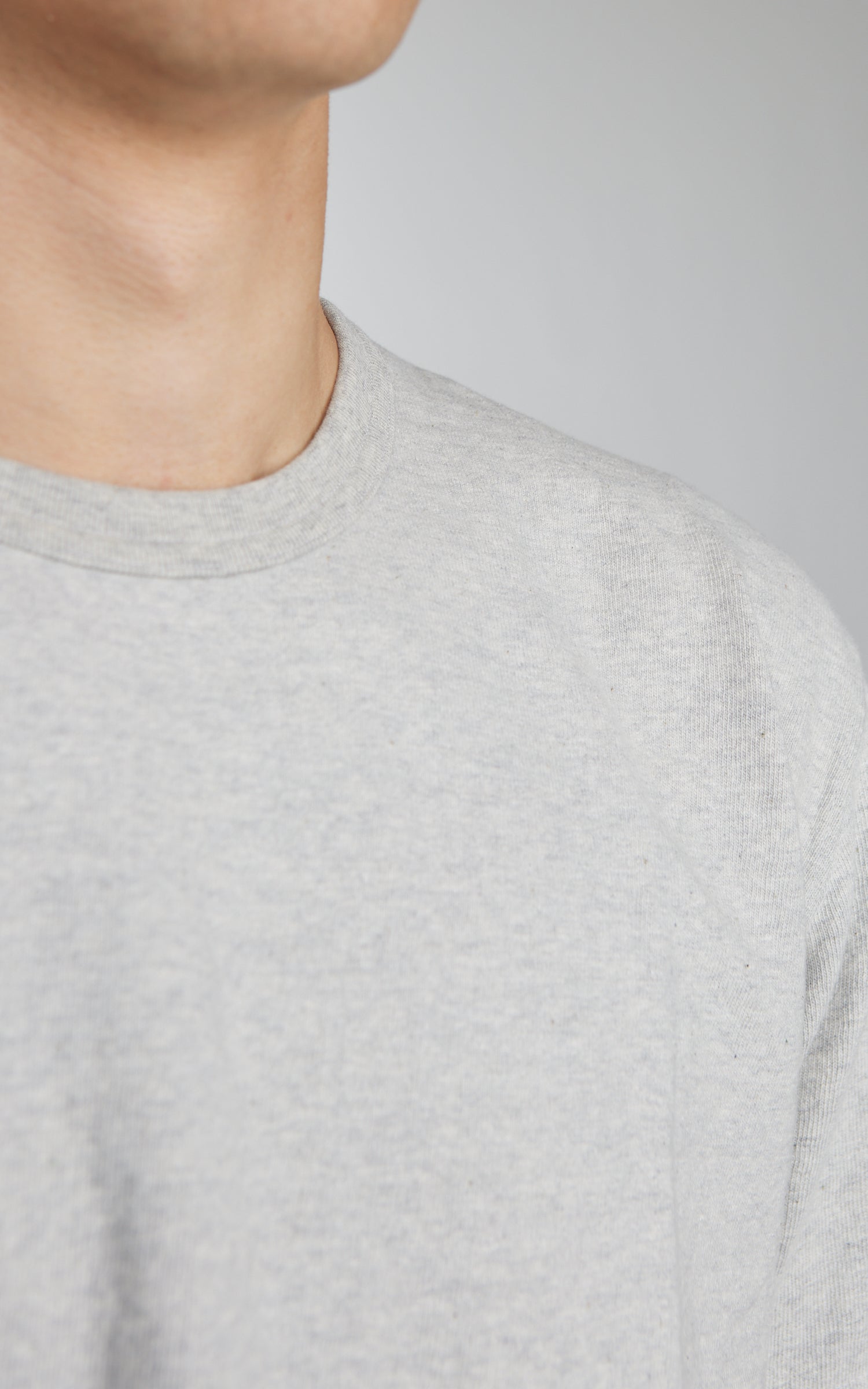 Wonder Looper ELS Recycled Cotton Slub T-Shirt Heather Grey