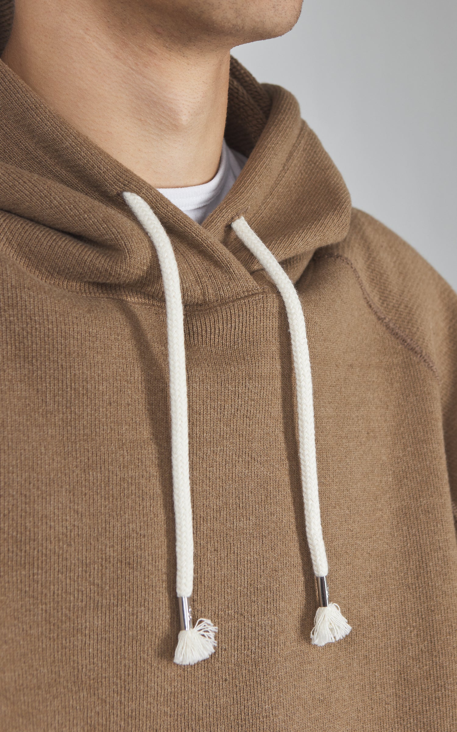 Wonder Looper Pullover Hoodie Double Heavyweight French Terry Iron Mordant Foxfibre® Coyote 80