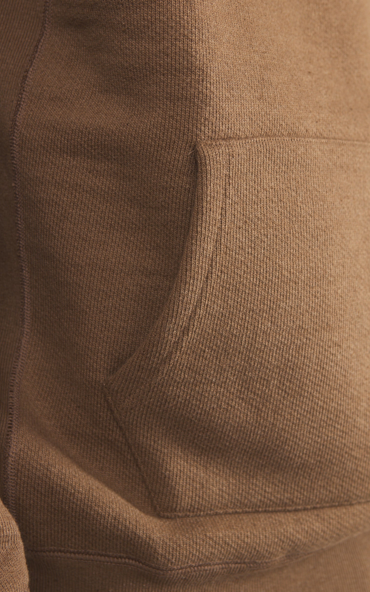 Wonder Looper Pullover Hoodie Double Heavyweight French Terry Iron Mordant Foxfibre® Coyote 80