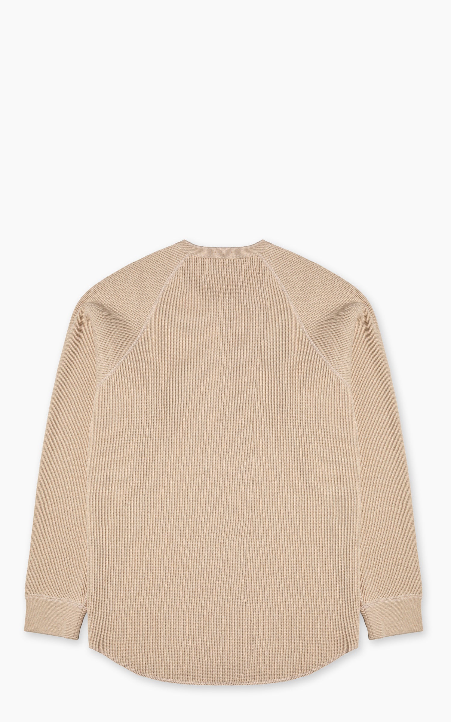 Foxfibre® Heavyweight Waffle Henley Coyote 15