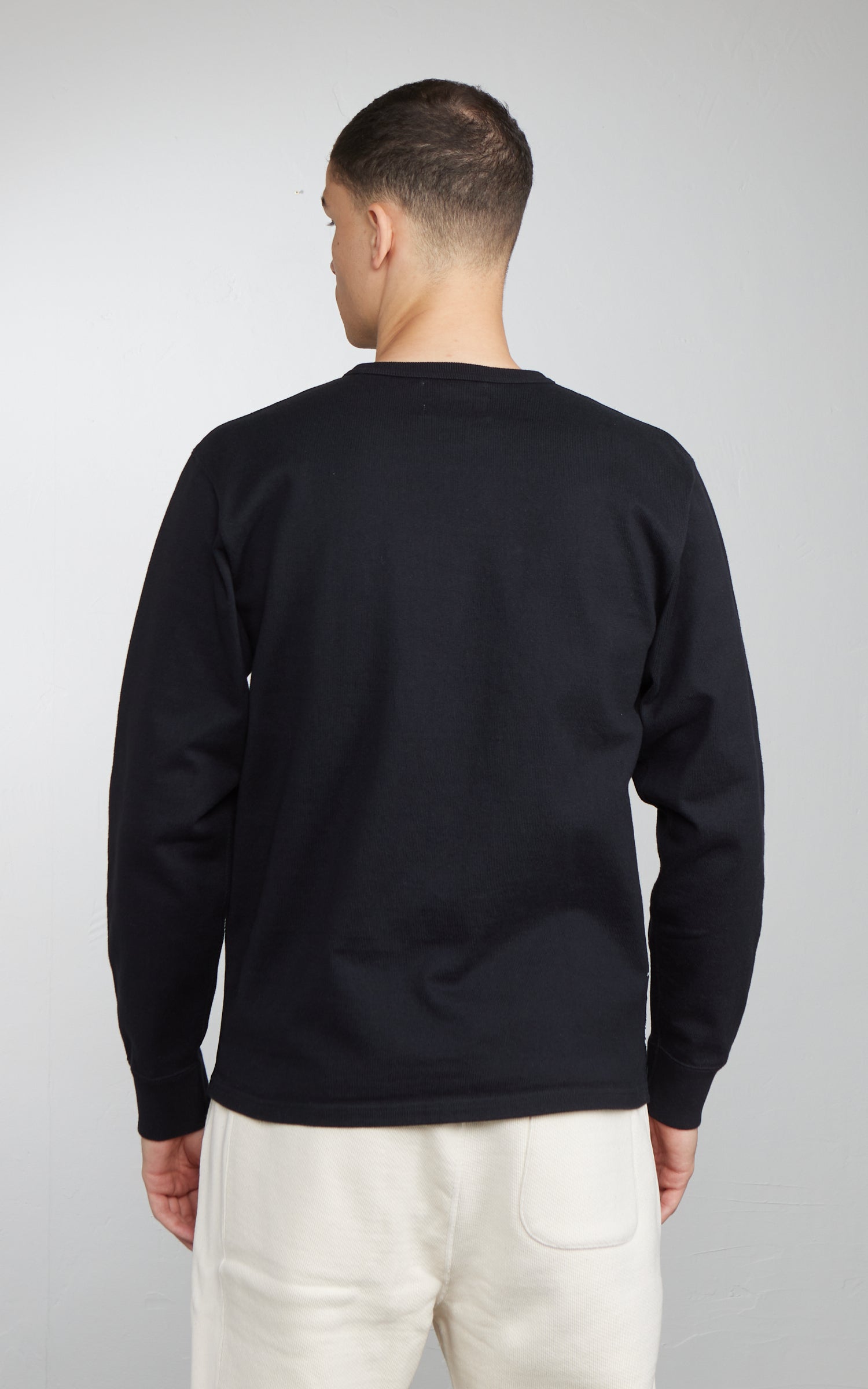 Wonder Looper Double Heavyweight Longsleeve T-Shirt Black