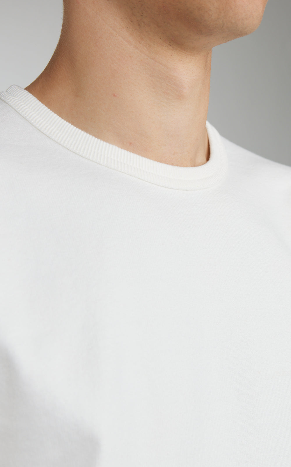 Wonder Looper Double Heavyweight Longsleeve T-Shirt White