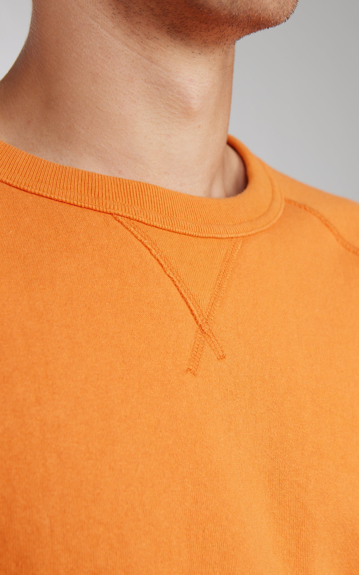Wonder Looper Pullover Crewneck Super Looper French Terry Orange