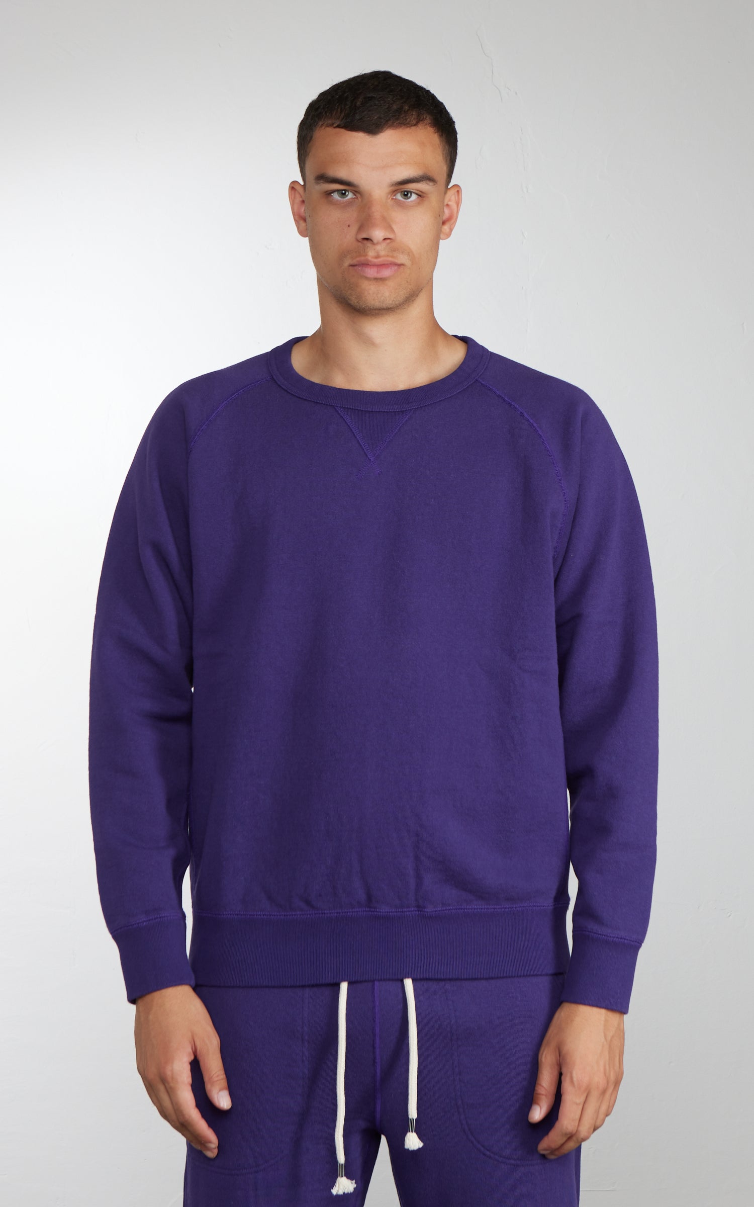 Wonder Looper Pullover Crewneck Super Looper French Terry Purple