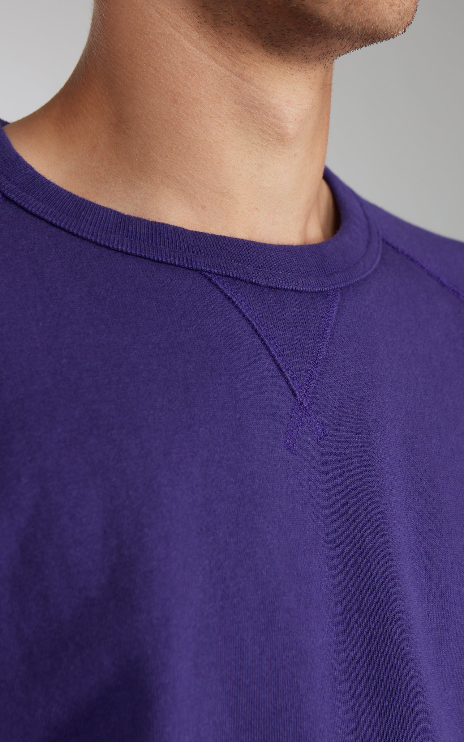 Wonder Looper Pullover Crewneck Super Looper French Terry Purple