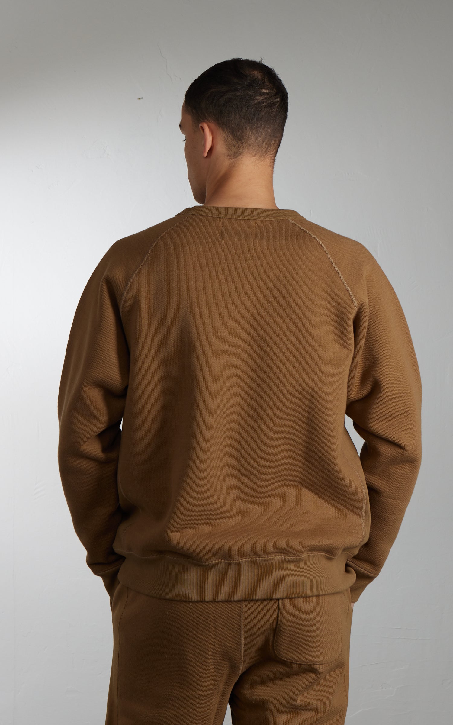 Wonder Looper Pullover Crewneck Double Heavyweight French Terry Dune