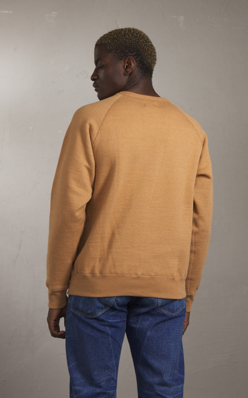 Wonder Looper Pullover Crewneck Double Heavyweight French Terry Foxfibre® Coyote 80