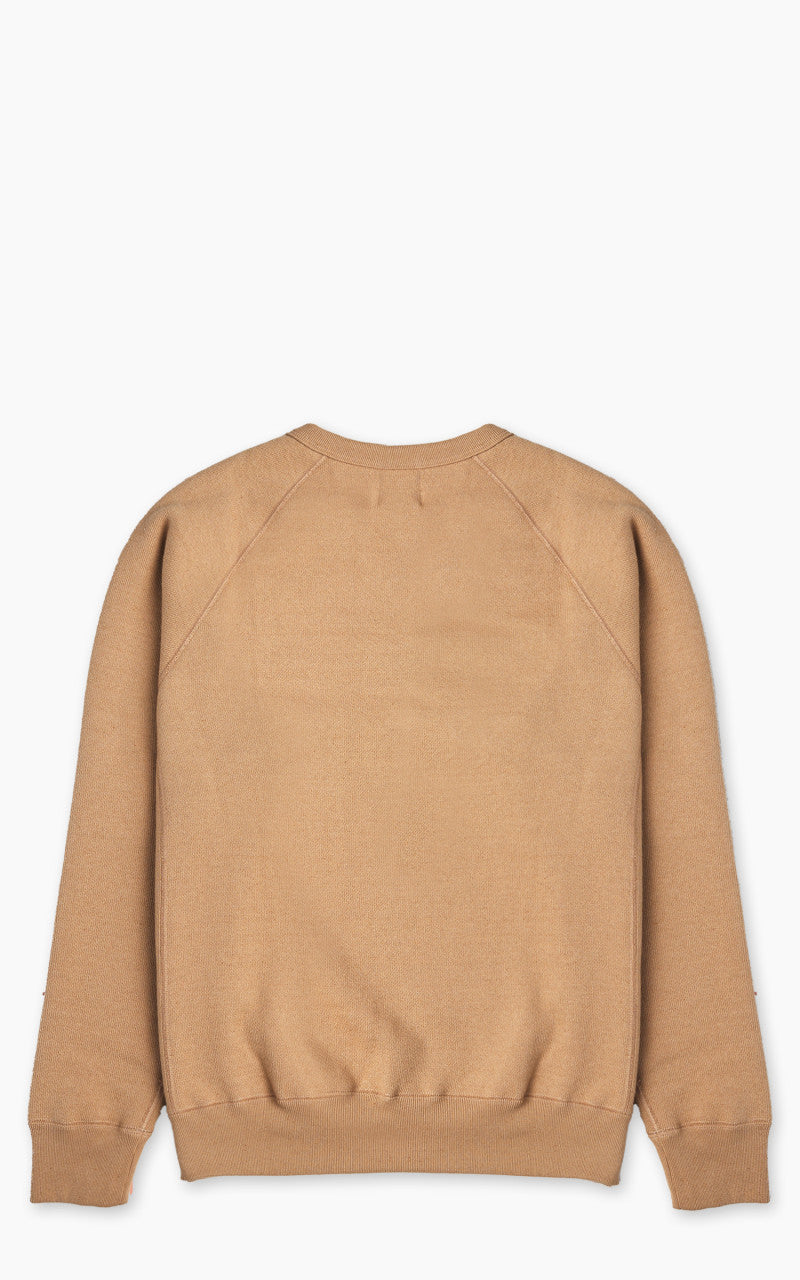 Wonder Looper Pullover Crewneck Double Heavyweight French Terry Foxfibre® Coyote 80