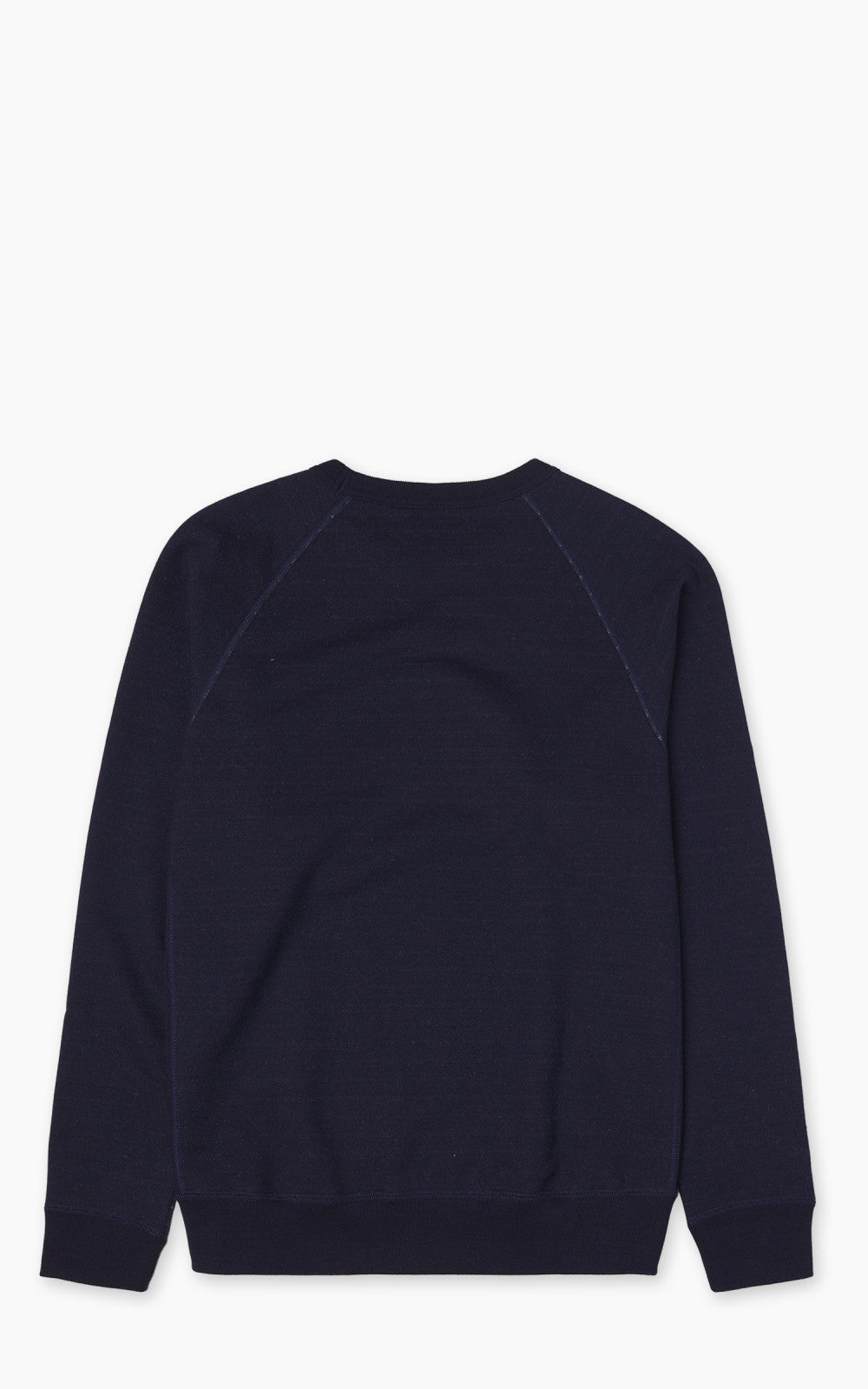 Wonder Looper Pullover Crewneck Real Indigo Blanket Striped French Terry Indigo