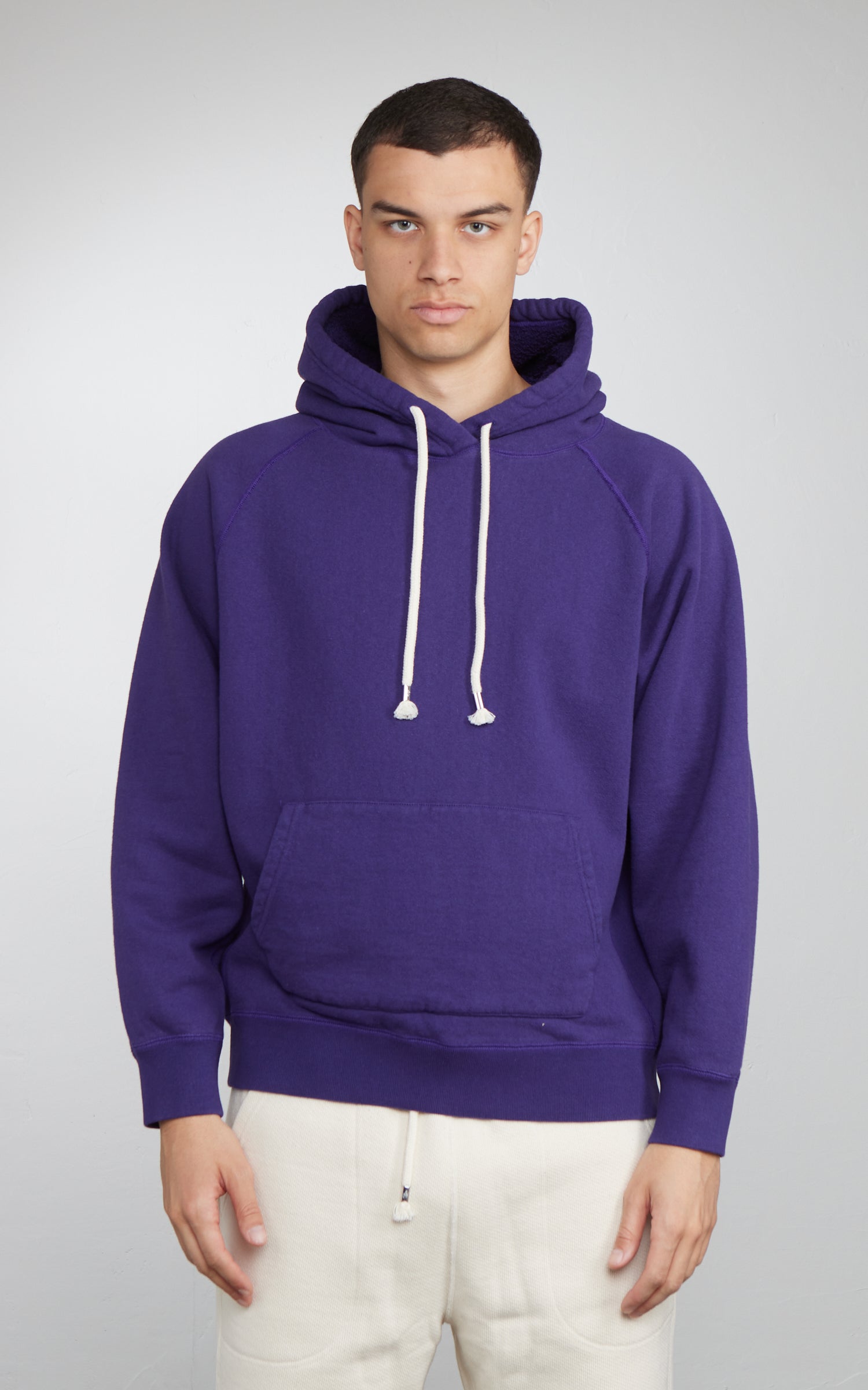 Wonder Looper Pullover Hoodie Super Looper French Terry Purple