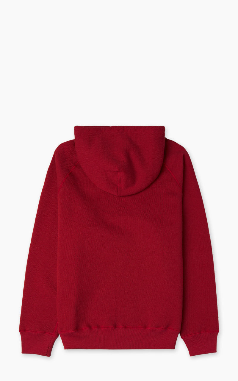 Wonder Looper Pullover Hoodie Double Heavyweight French Terry Red