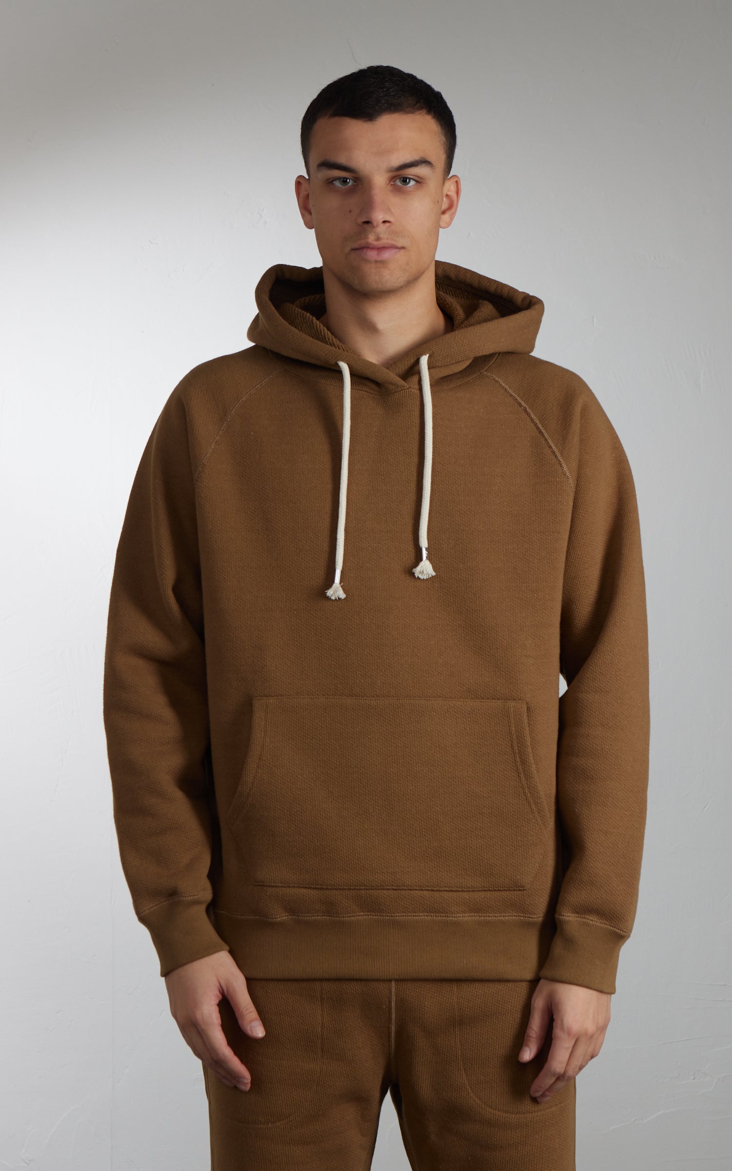 Wonder Looper Pullover Hoodie Double Heavyweight French Terry Dune
