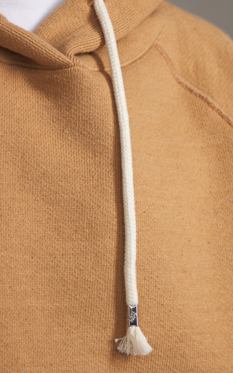 Wonder Looper Pullover Hoodie Double Heavyweight French Terry Foxfibre® Coyote 80
