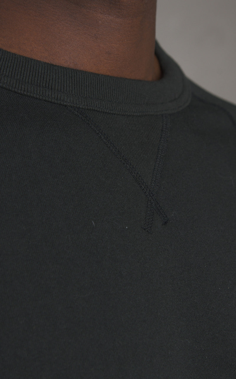 Wonder Looper Pullover Crewneck Super Looper French Terry Sumi Black