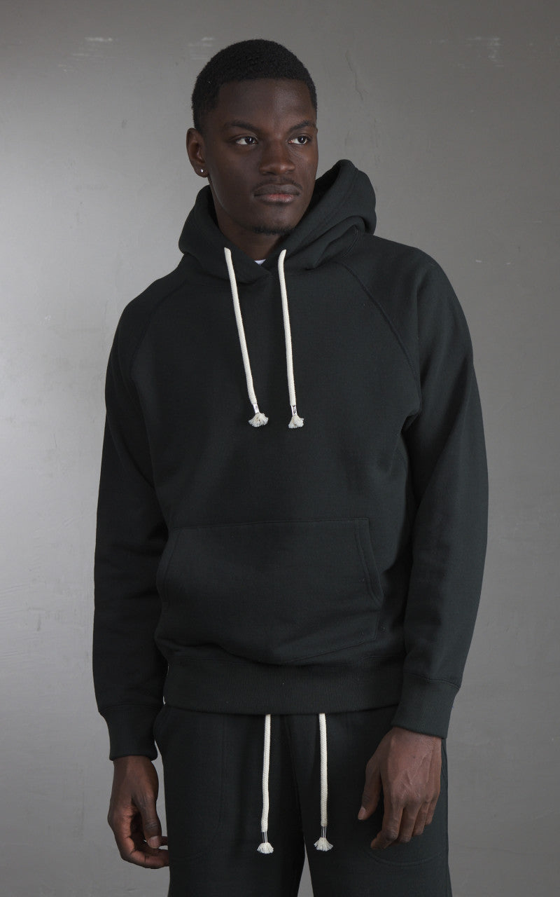 Wonder Looper Pullover Hoodie Super Looper French Terry Sumi Black