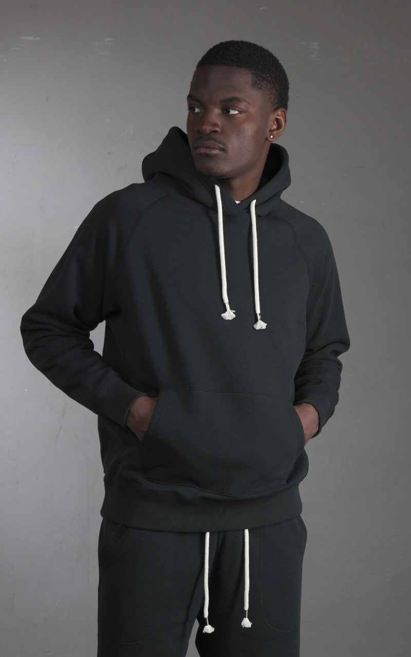 Wonder Looper Pullover Hoodie Super Looper French Terry Sumi Black