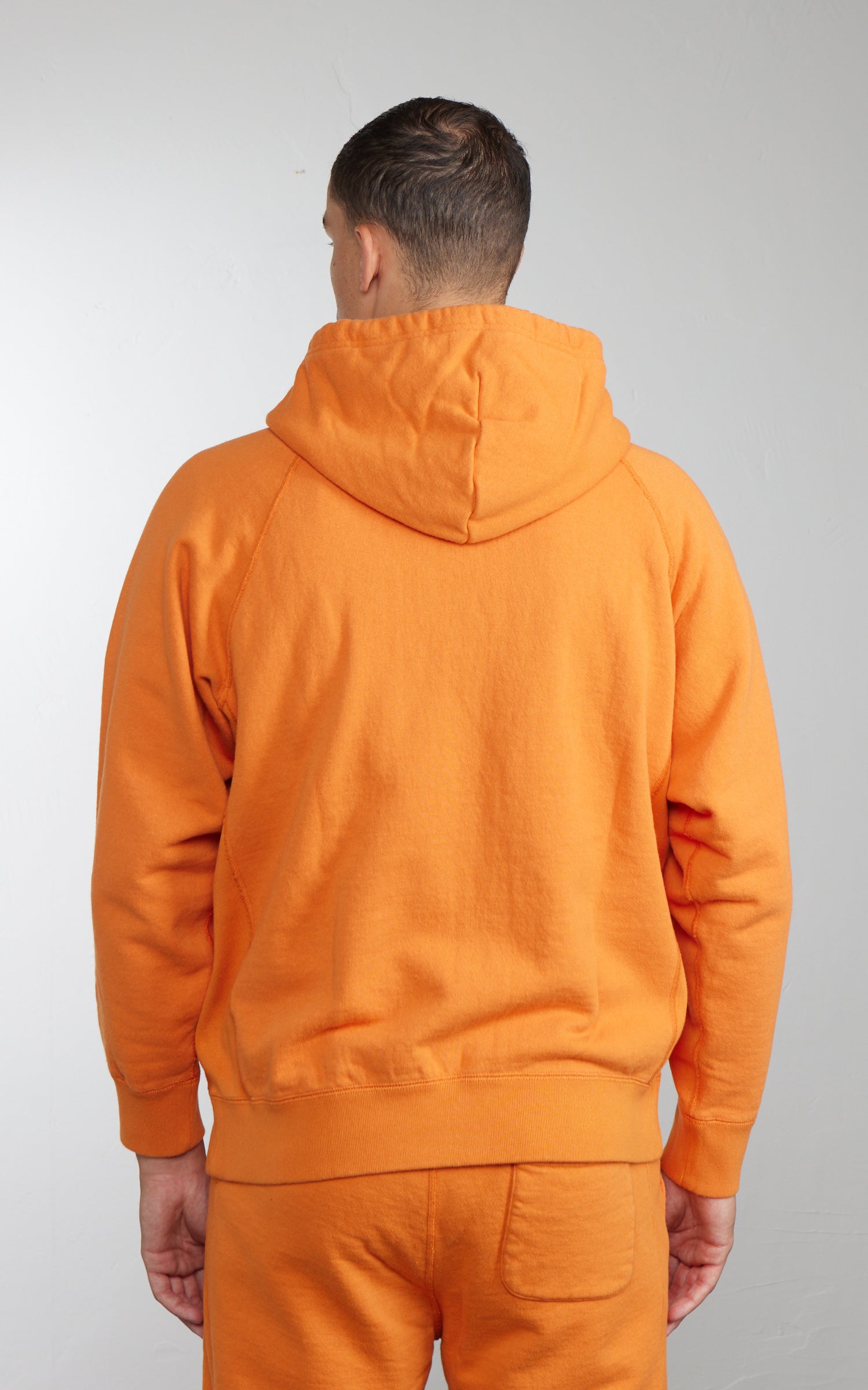 Wonder Looper Zip Hoodie Super Looper French Terry Orange