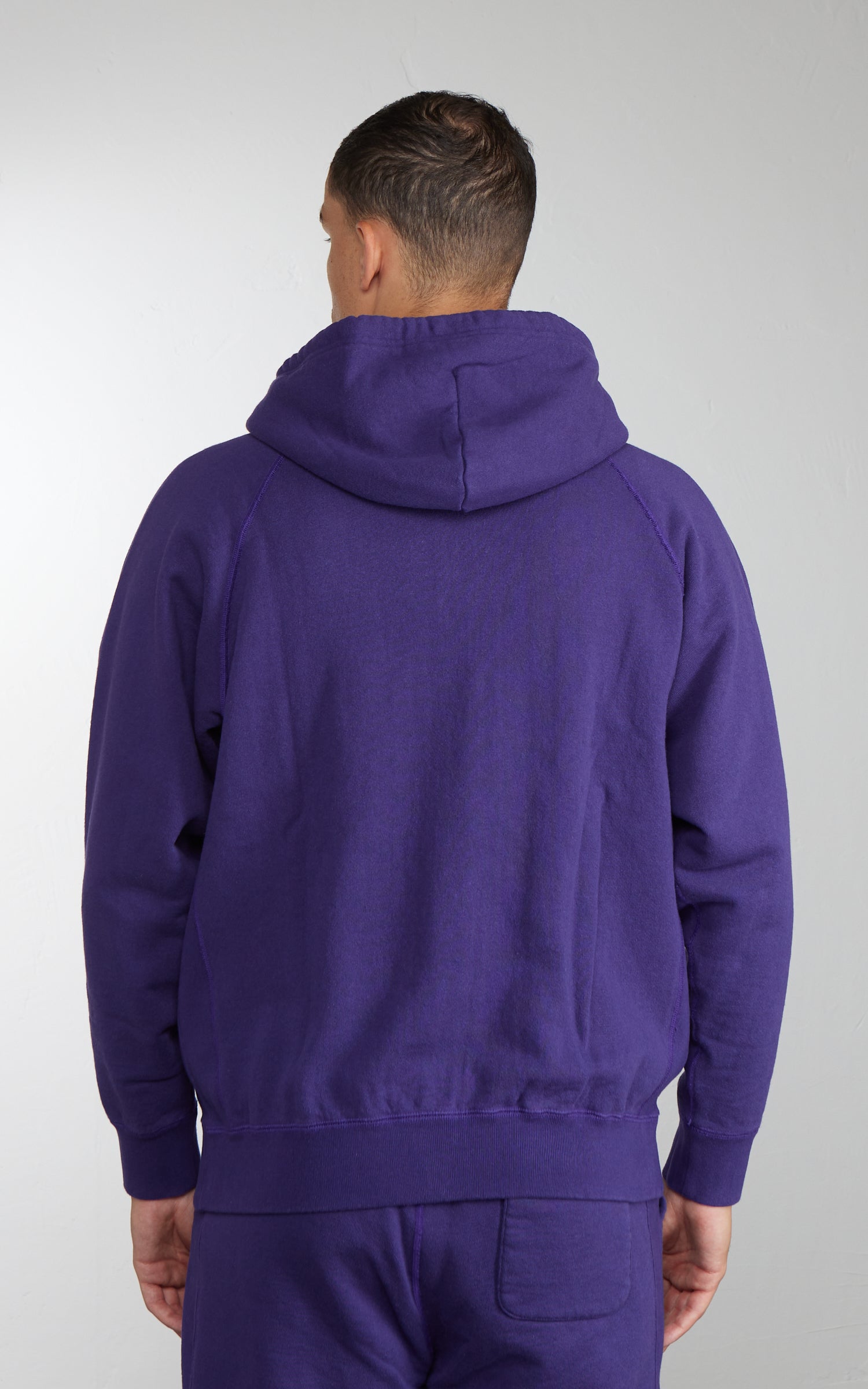 Wonder Looper Zip Hoodie Super Looper French Terry Purple